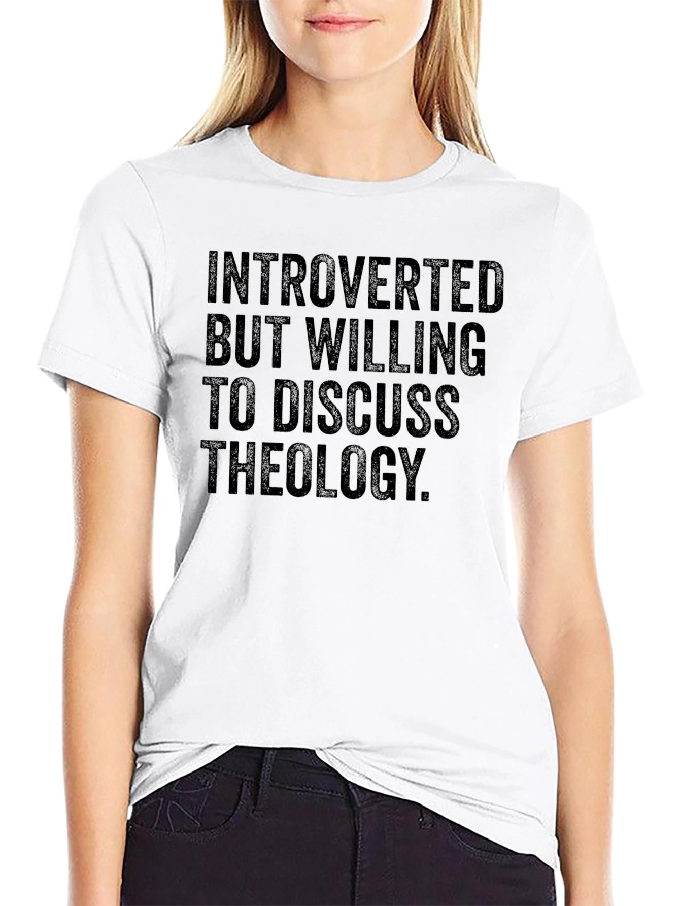 Introverted Theology Discussion T-Shirt