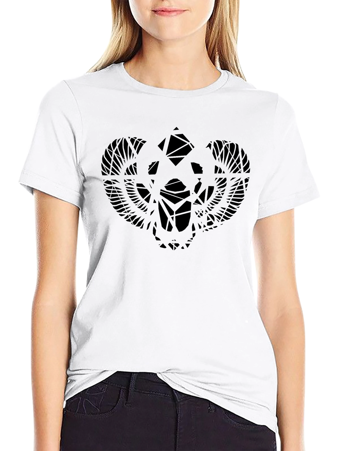 Unique Graphic Black T-Shirt