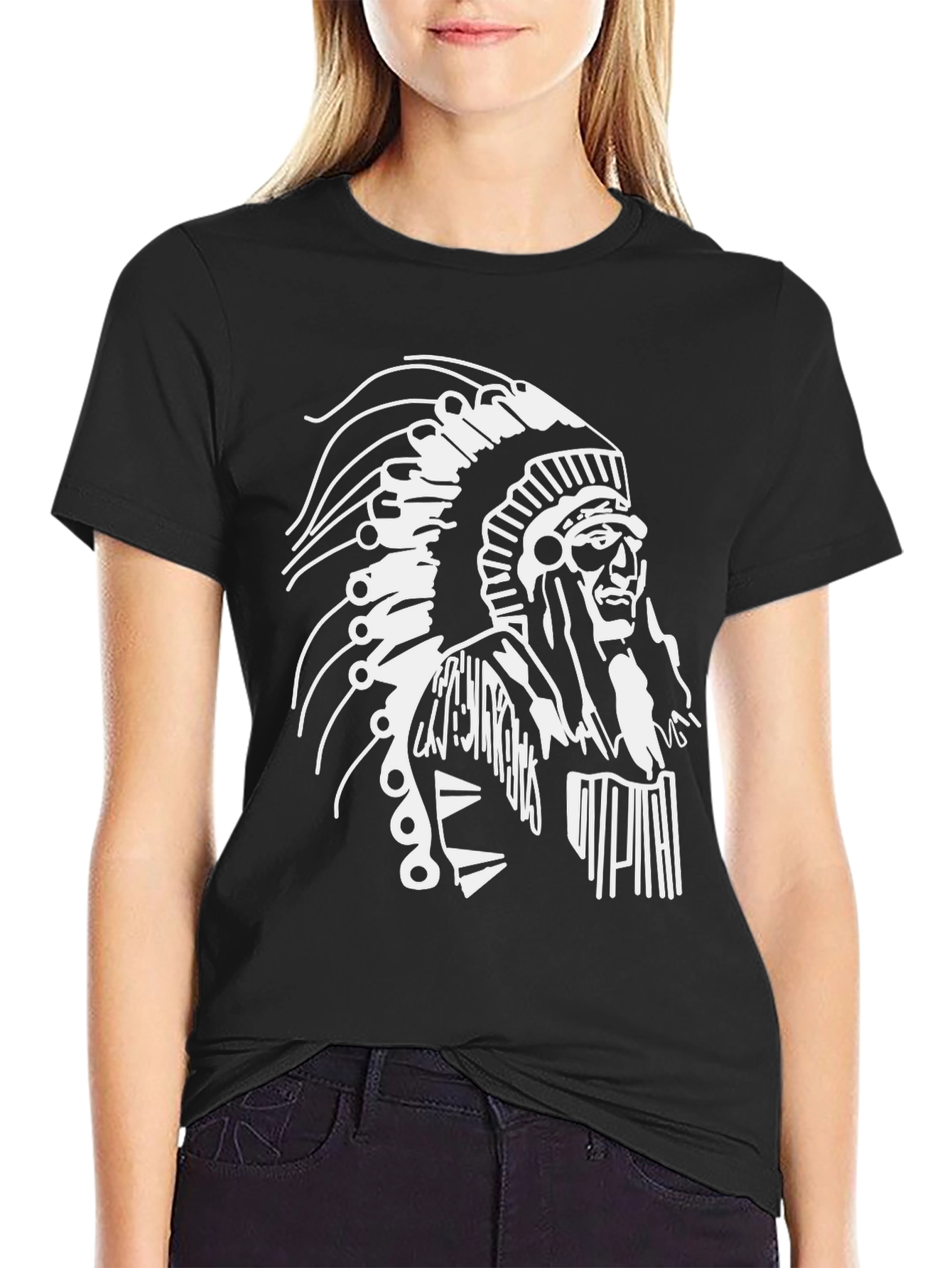 Native American Chief Graphic Tee