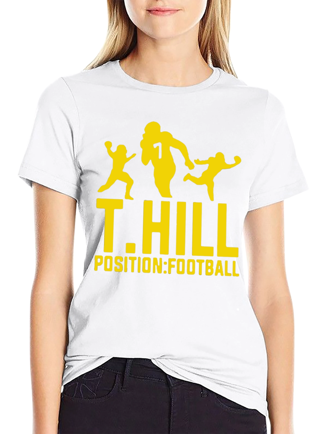 T. Hill Football Graphic Tee - Black