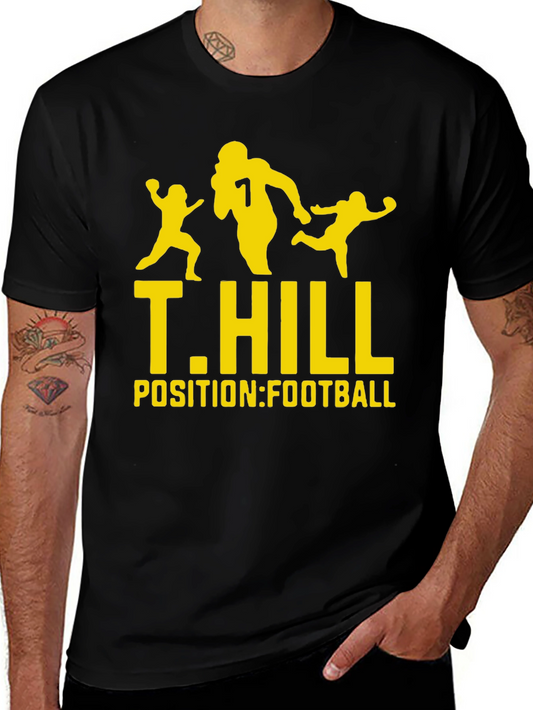 T. Hill Football Graphic Tee - Black