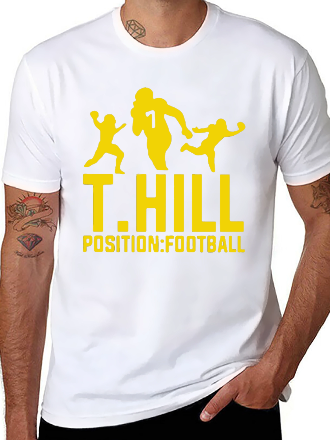 T. Hill Football Graphic Tee - Black