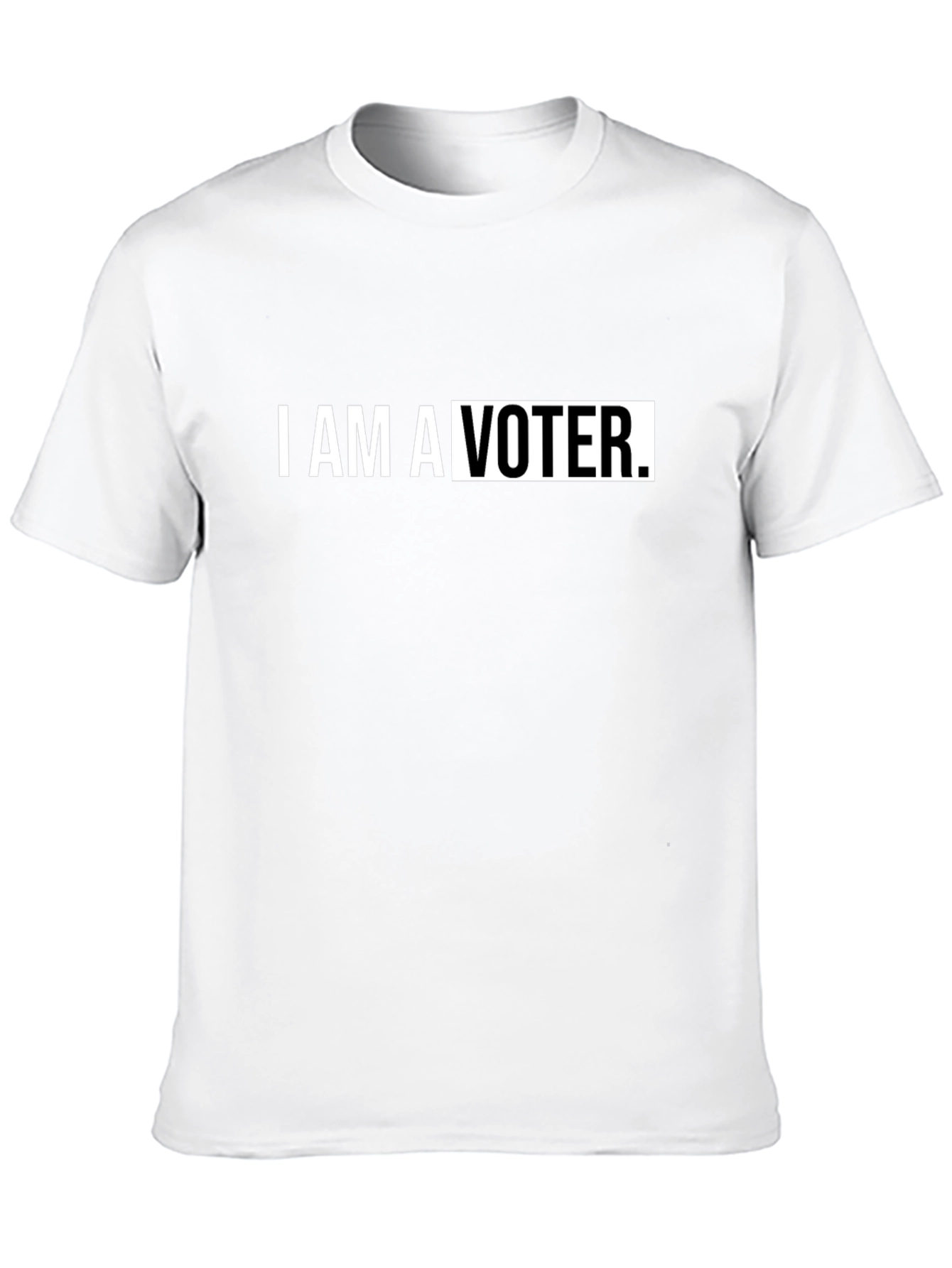 I am a Voter Black T-Shirt