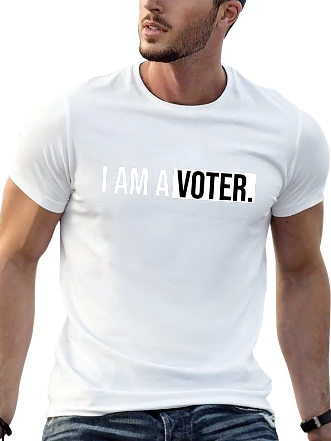 I am a Voter Black T-Shirt