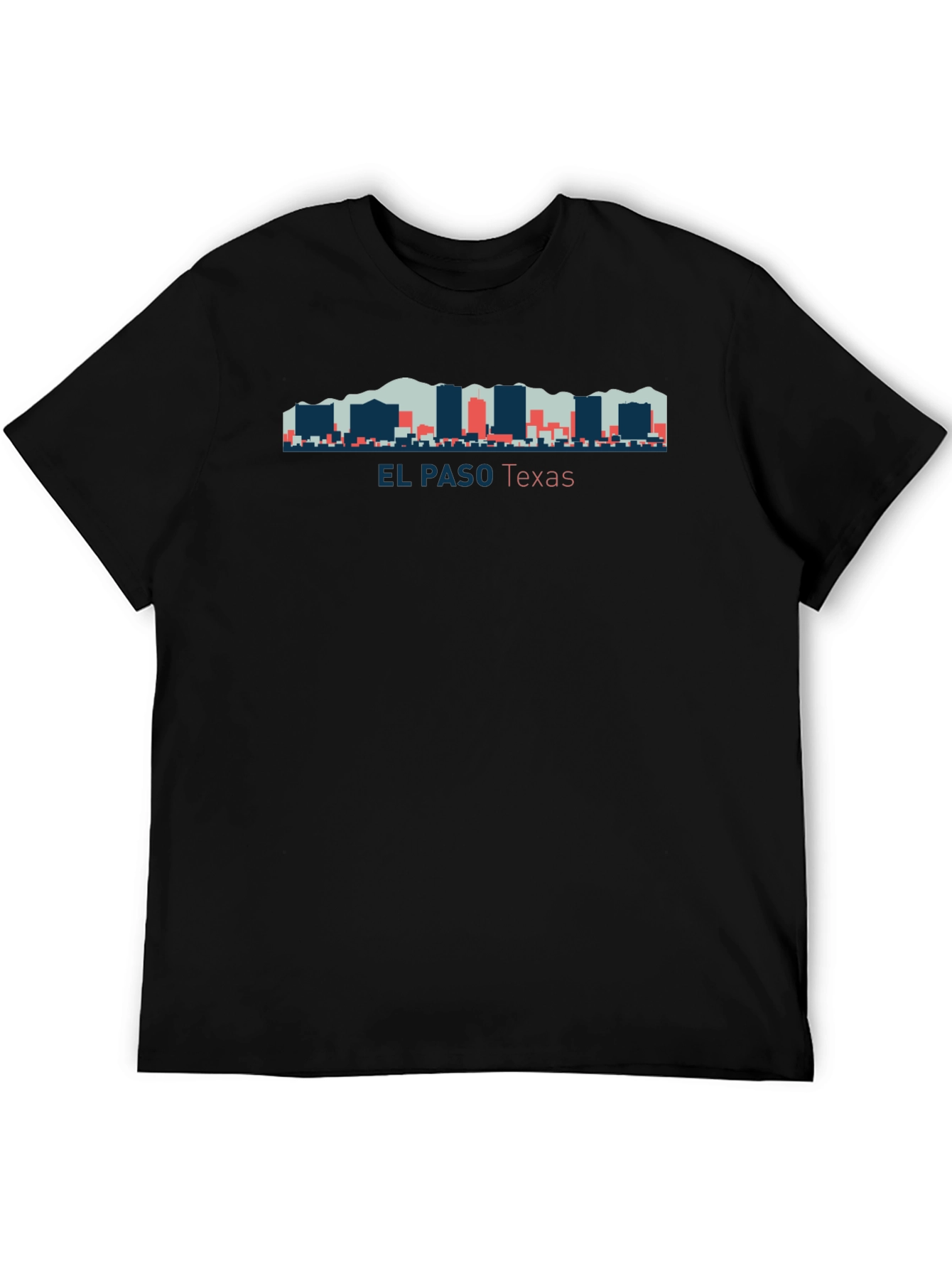 El Paso Texas Skyline Graphic T-Shirt