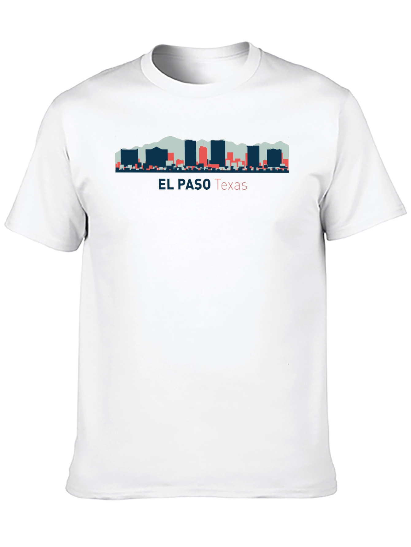 El Paso Texas Skyline Graphic T-Shirt