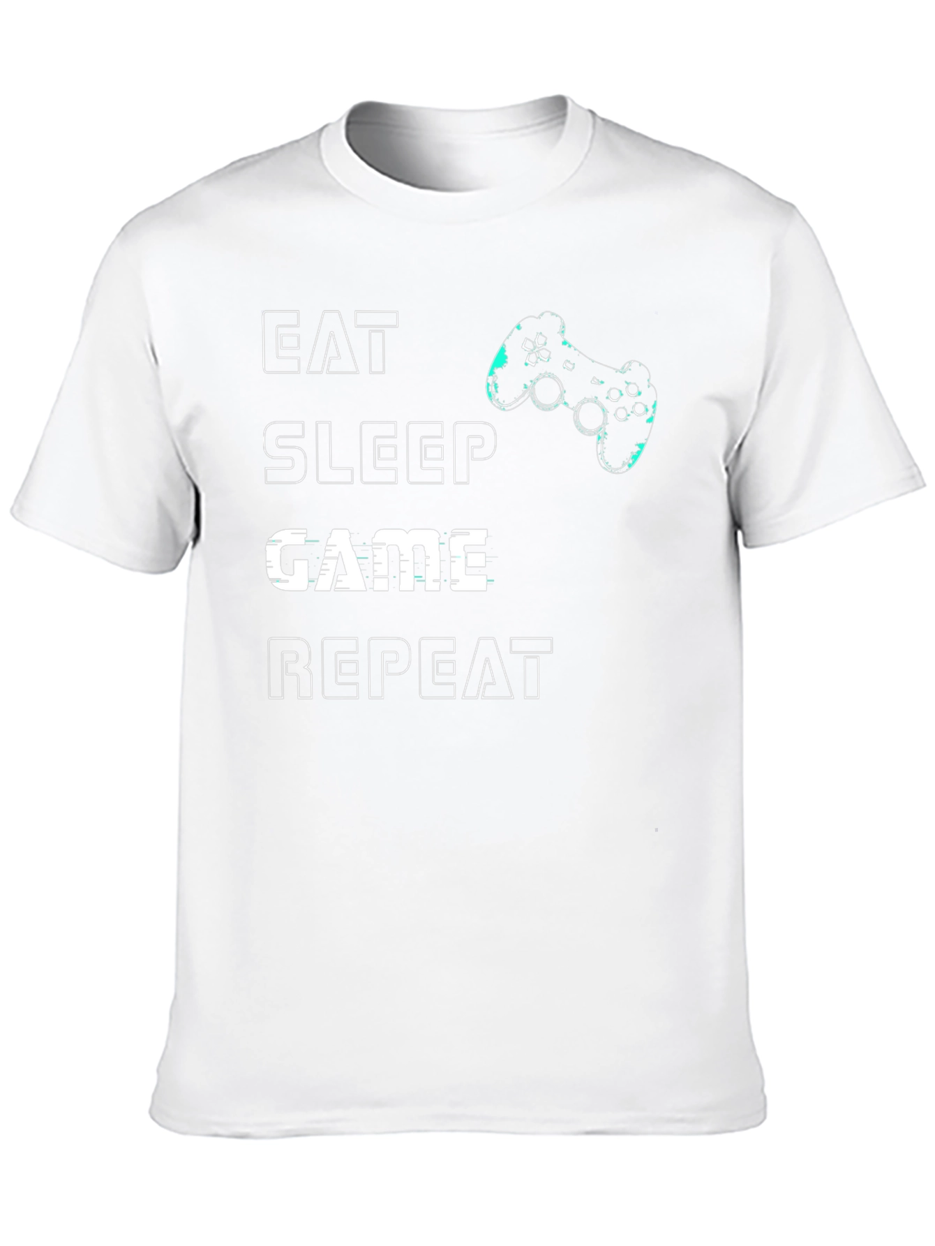 Eat Sleep Game Repeat Graphic Tee
