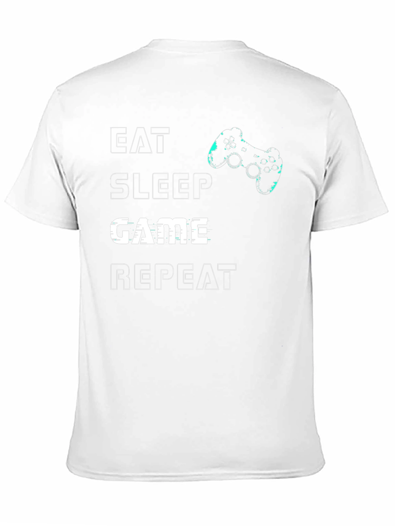 Eat Sleep Game Repeat Graphic Tee