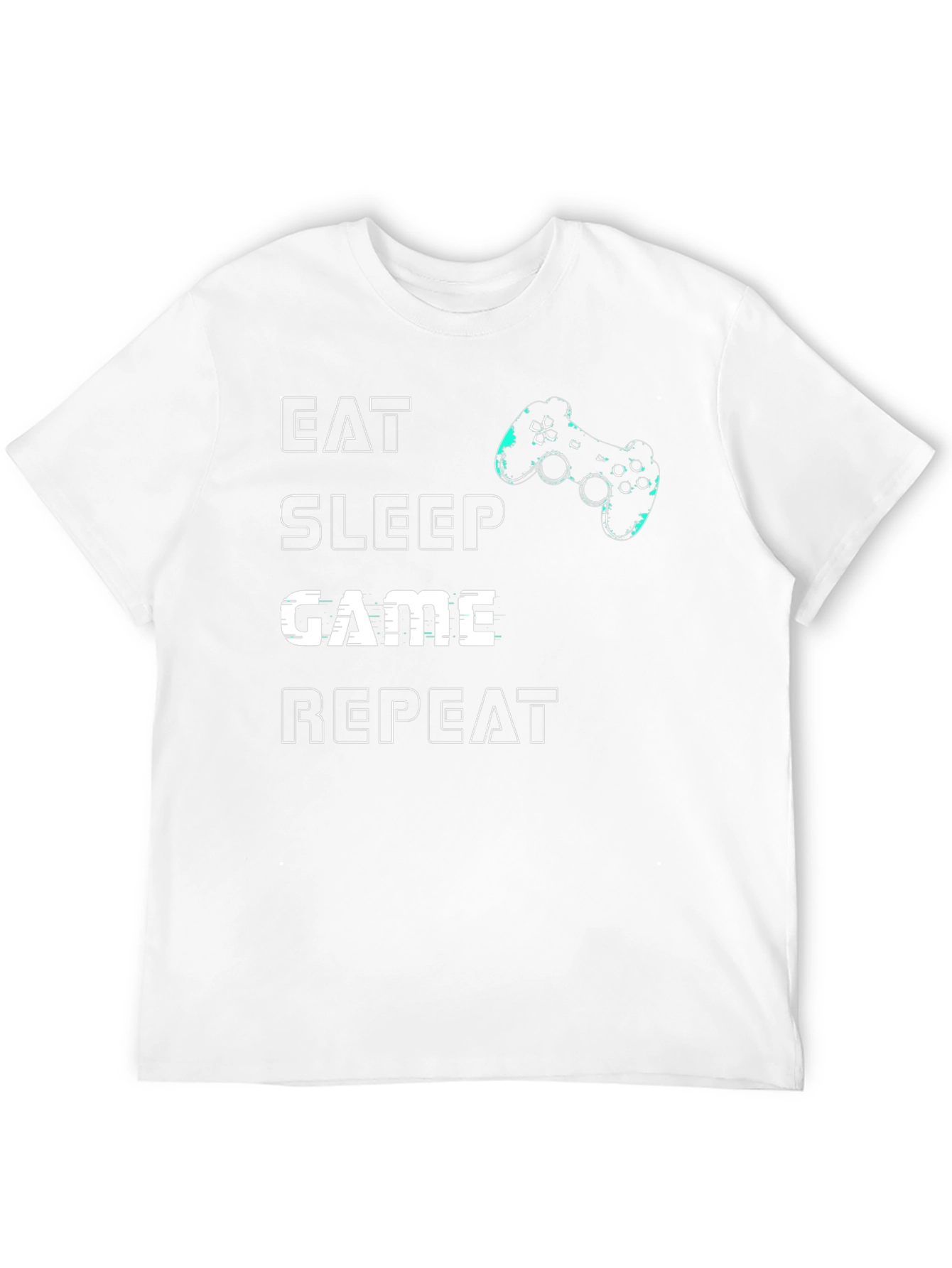 Eat Sleep Game Repeat Graphic Tee