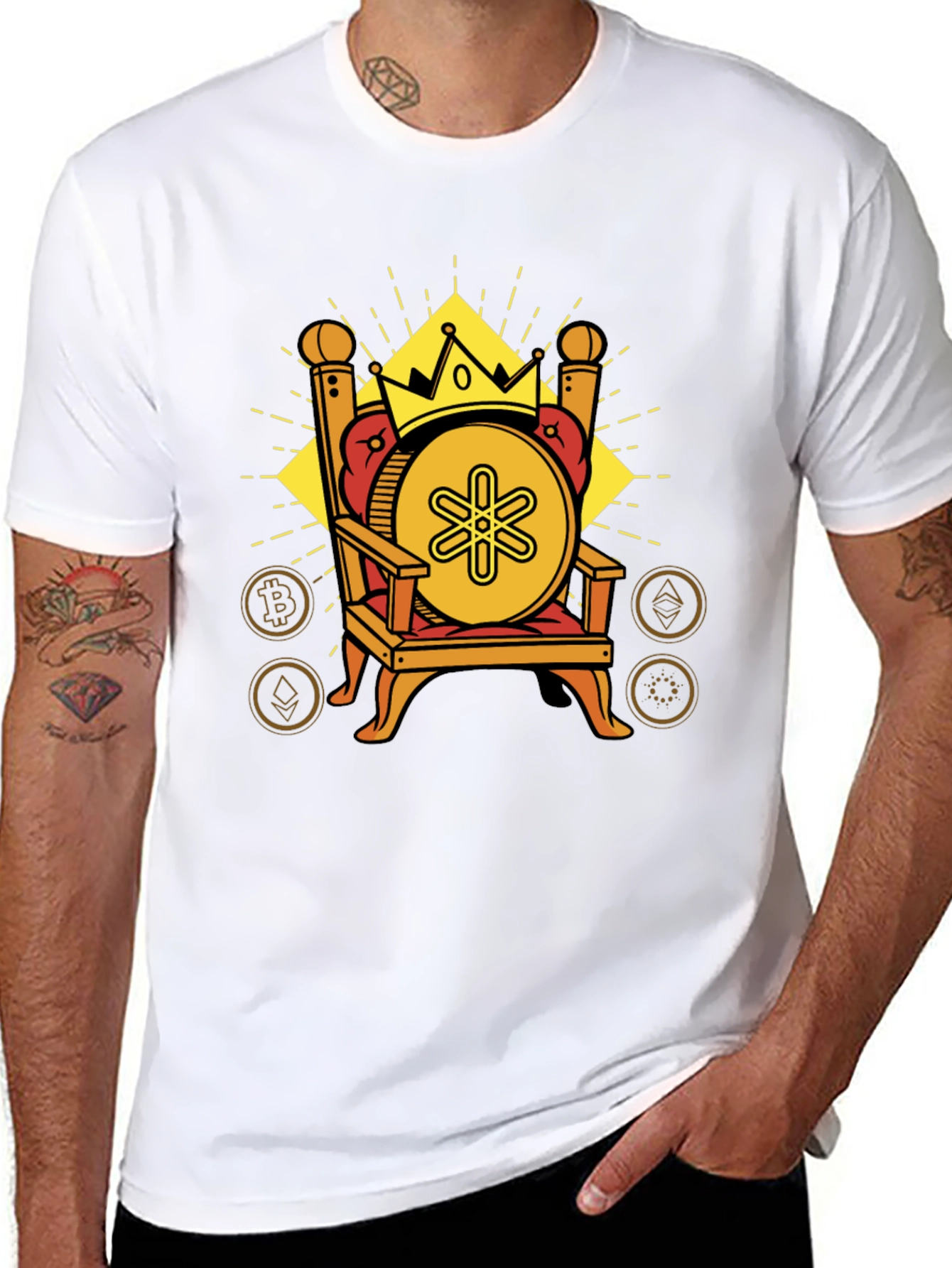 Crypto King Black T-Shirt