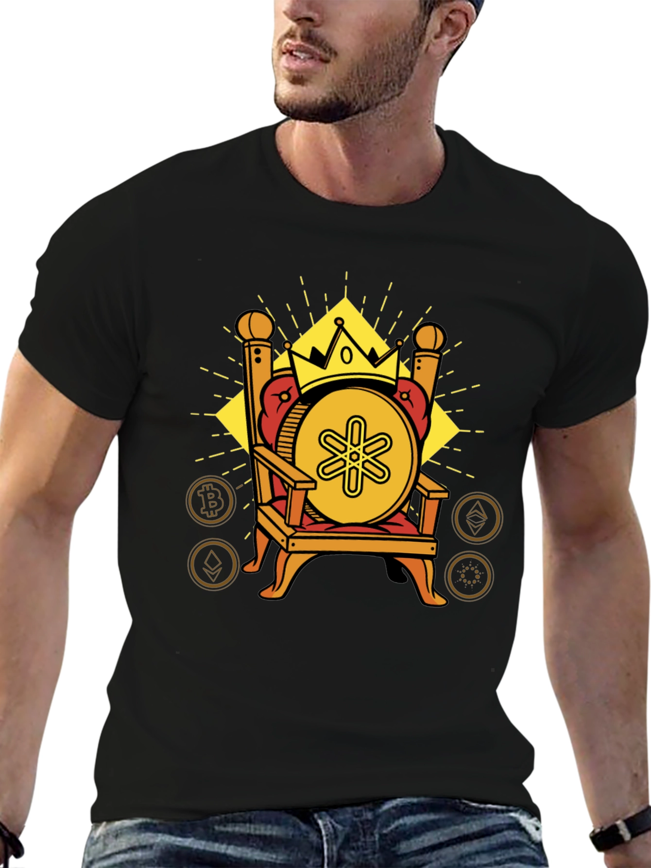 Crypto King Black T-Shirt
