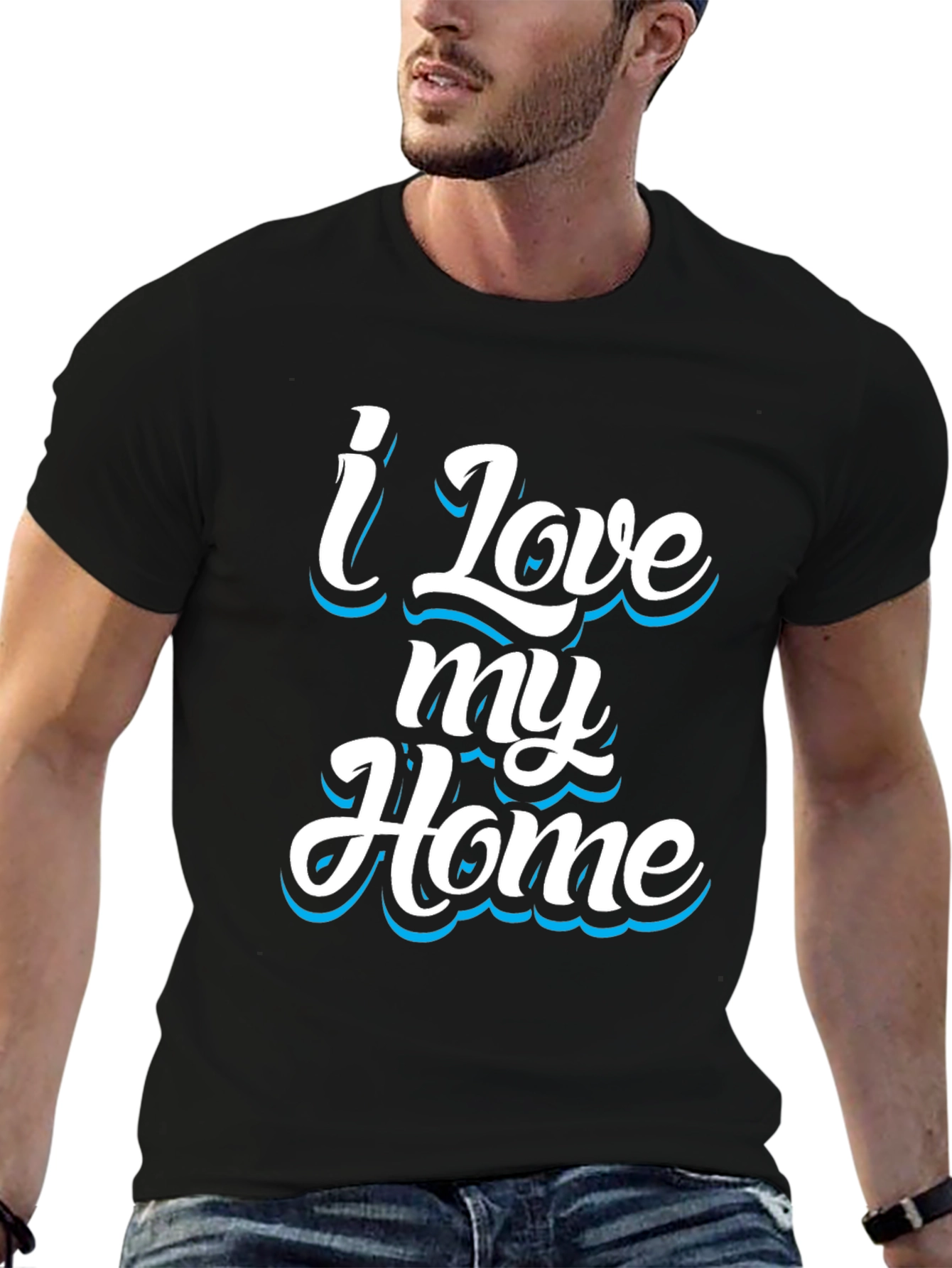 I Love My Home Graphic Tee