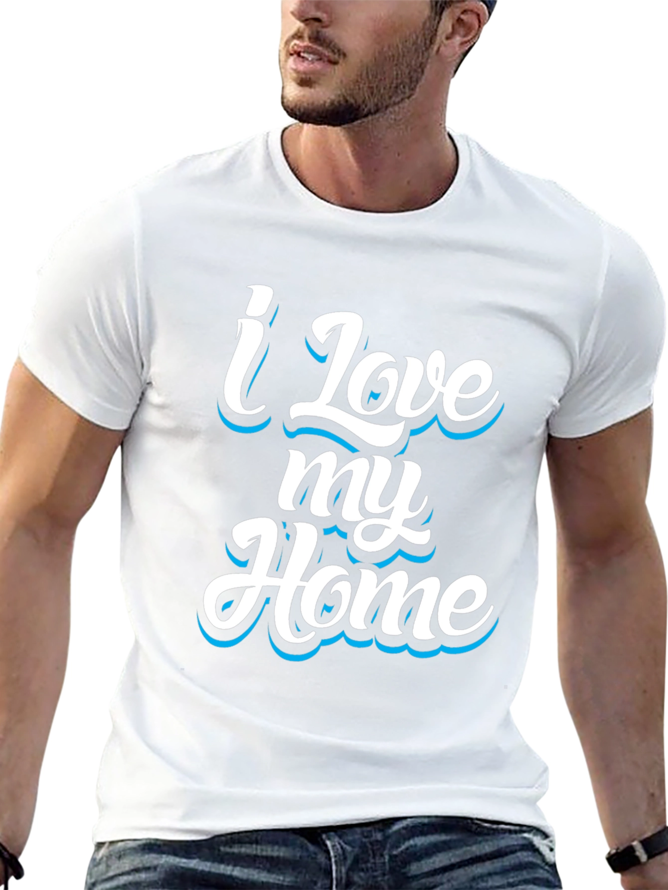 I Love My Home Graphic Tee