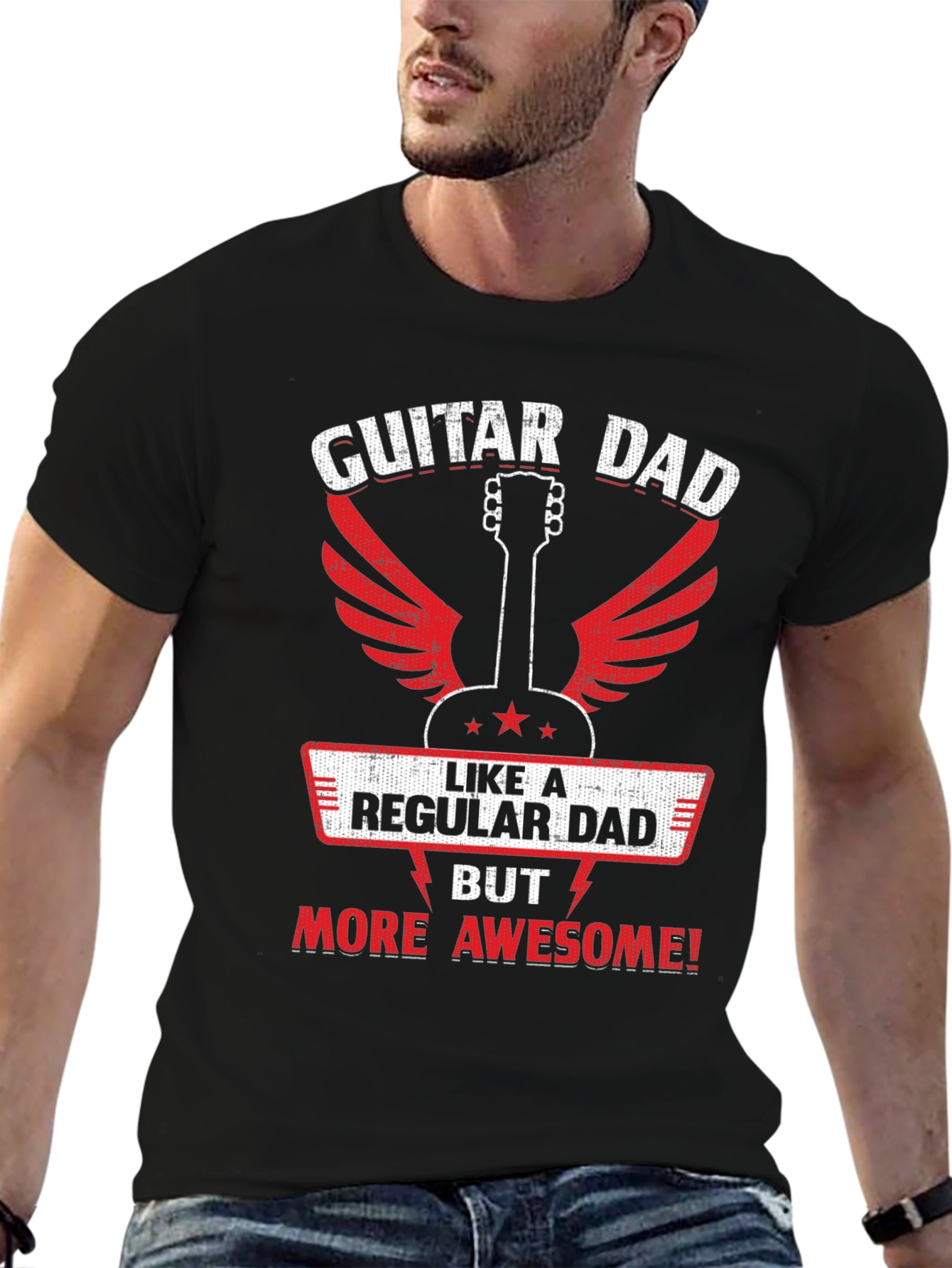 Guitar Dad Awesome T-Shirt