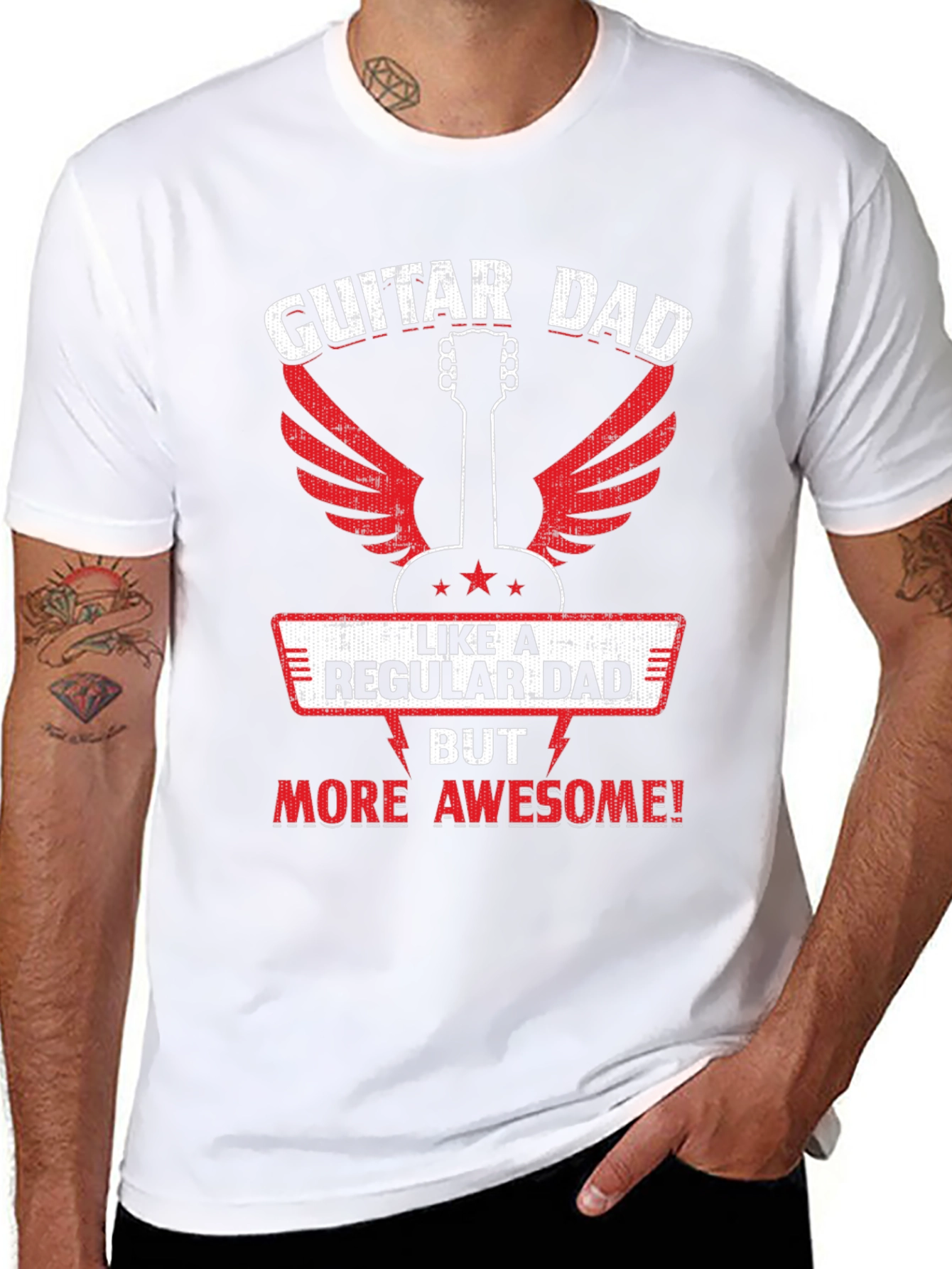 Guitar Dad Awesome T-Shirt