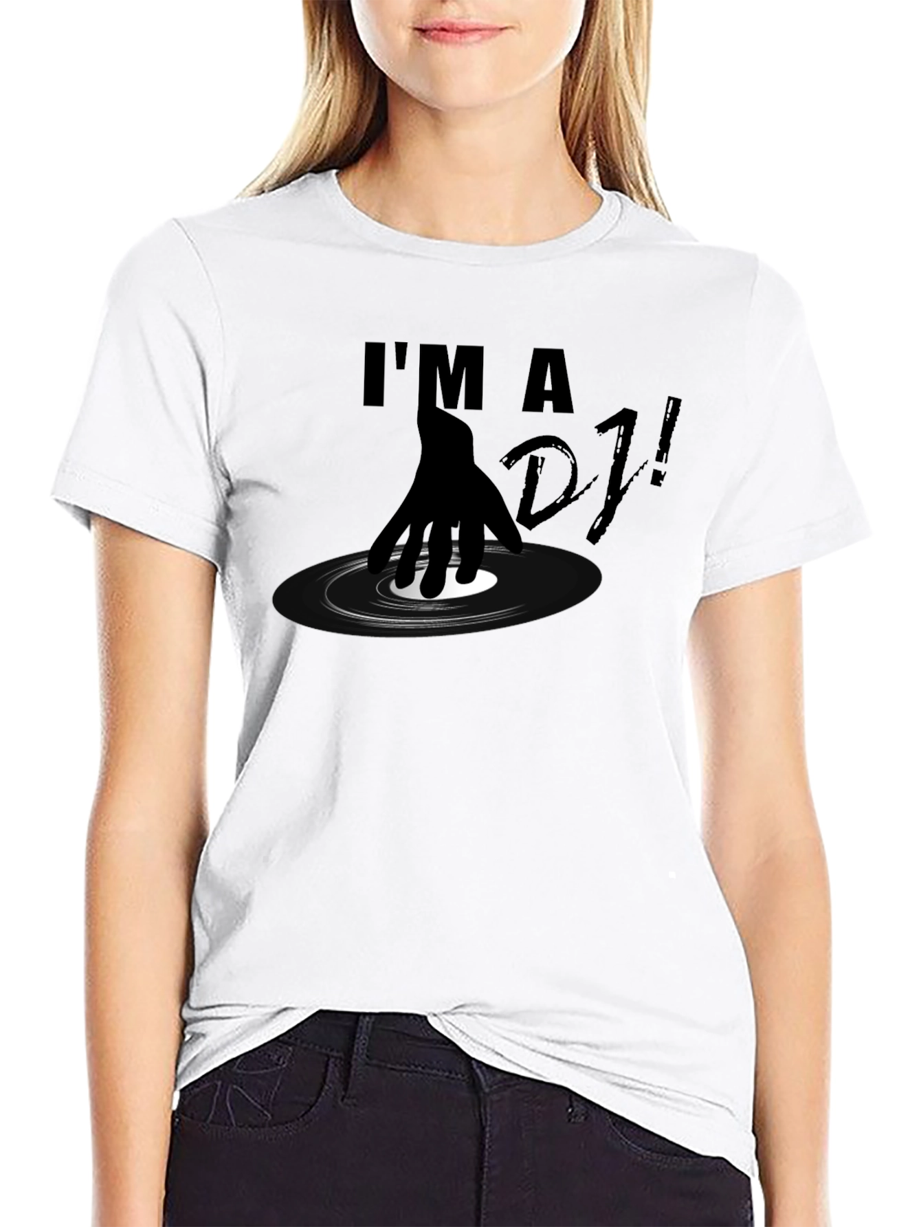 Im a DJ Black T-Shirt