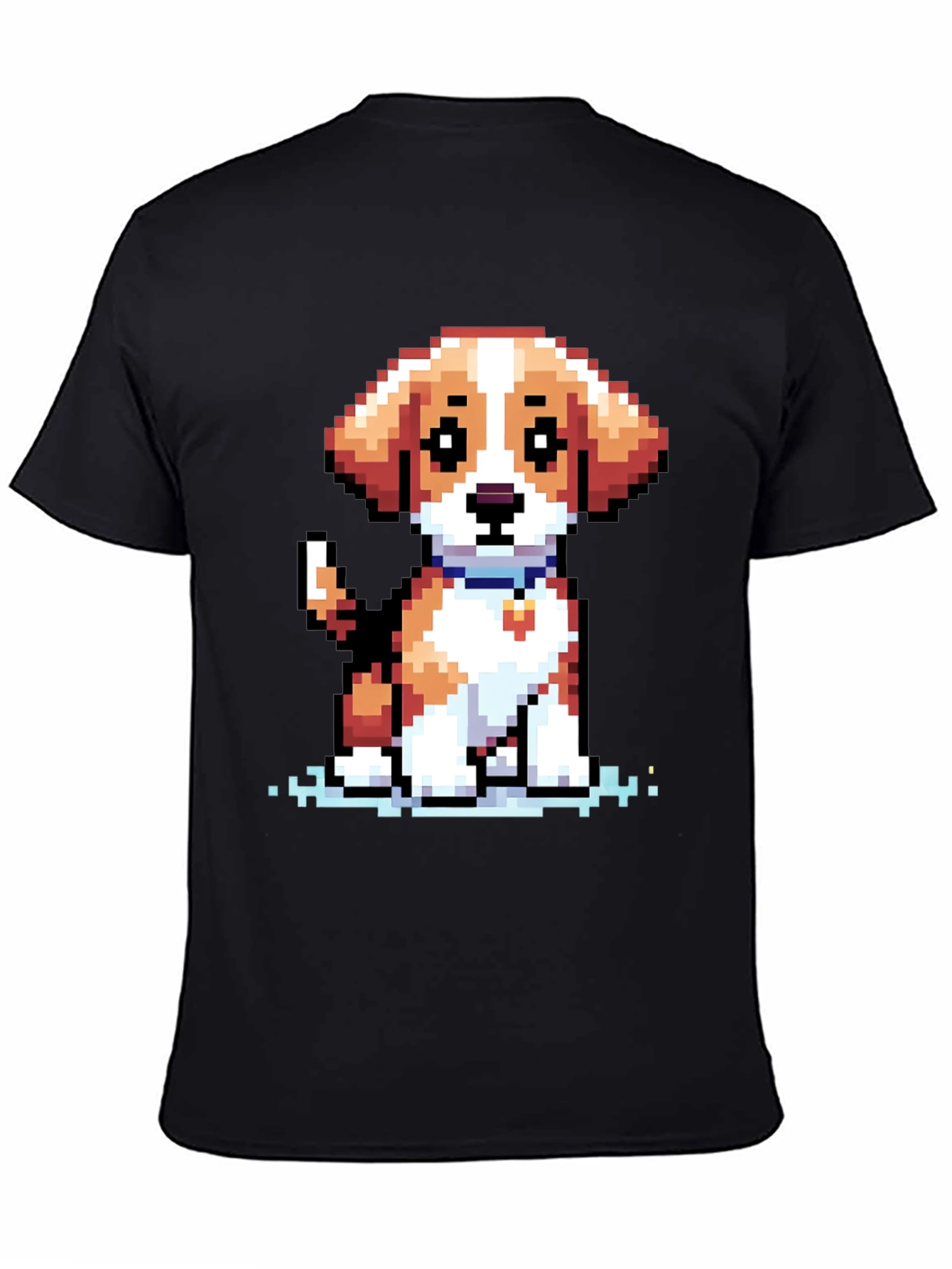 Pixel Dog T-Shirt - Cute 8-bit Puppy Design