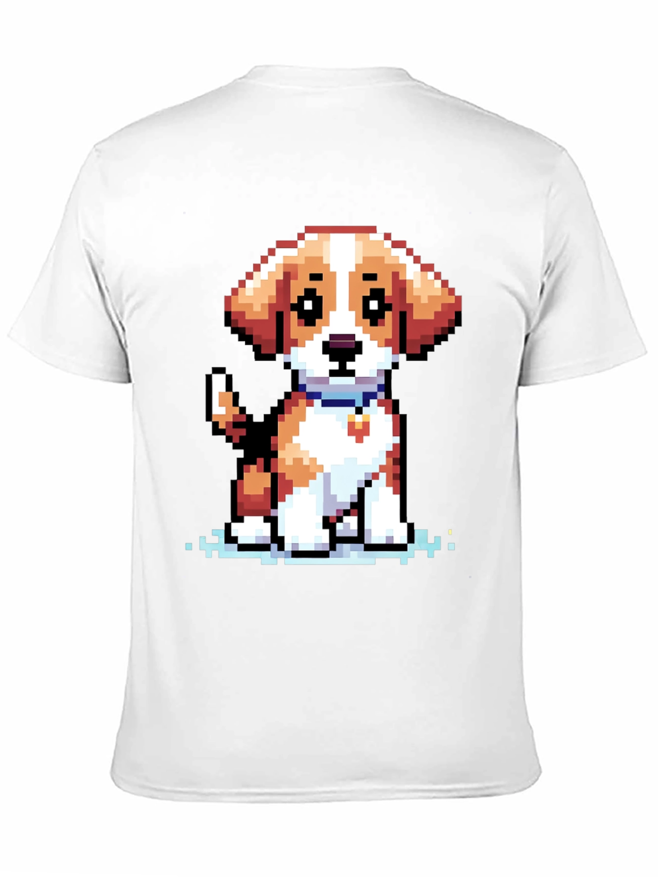 Pixel Dog T-Shirt - Cute 8-bit Puppy Design