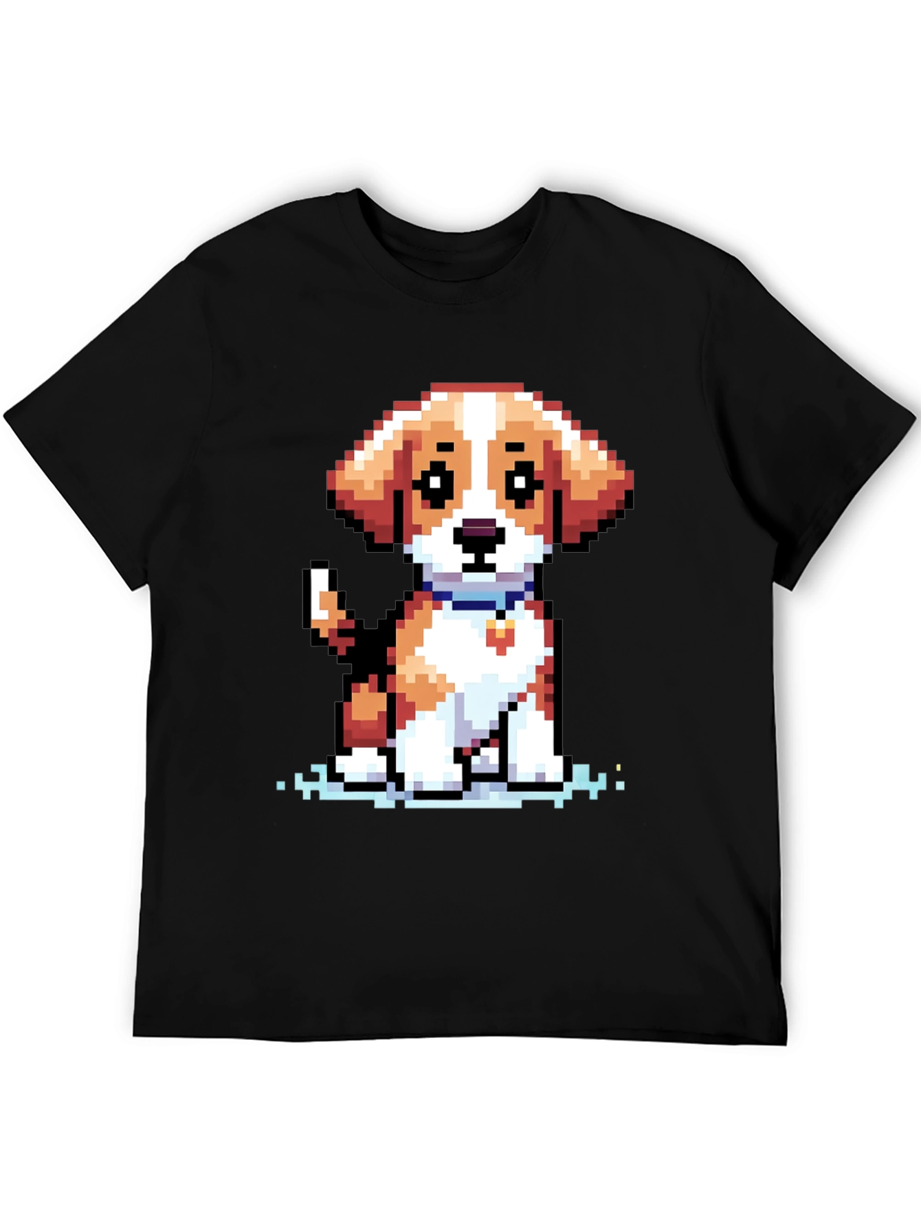 Pixel Dog T-Shirt - Cute 8-bit Puppy Design