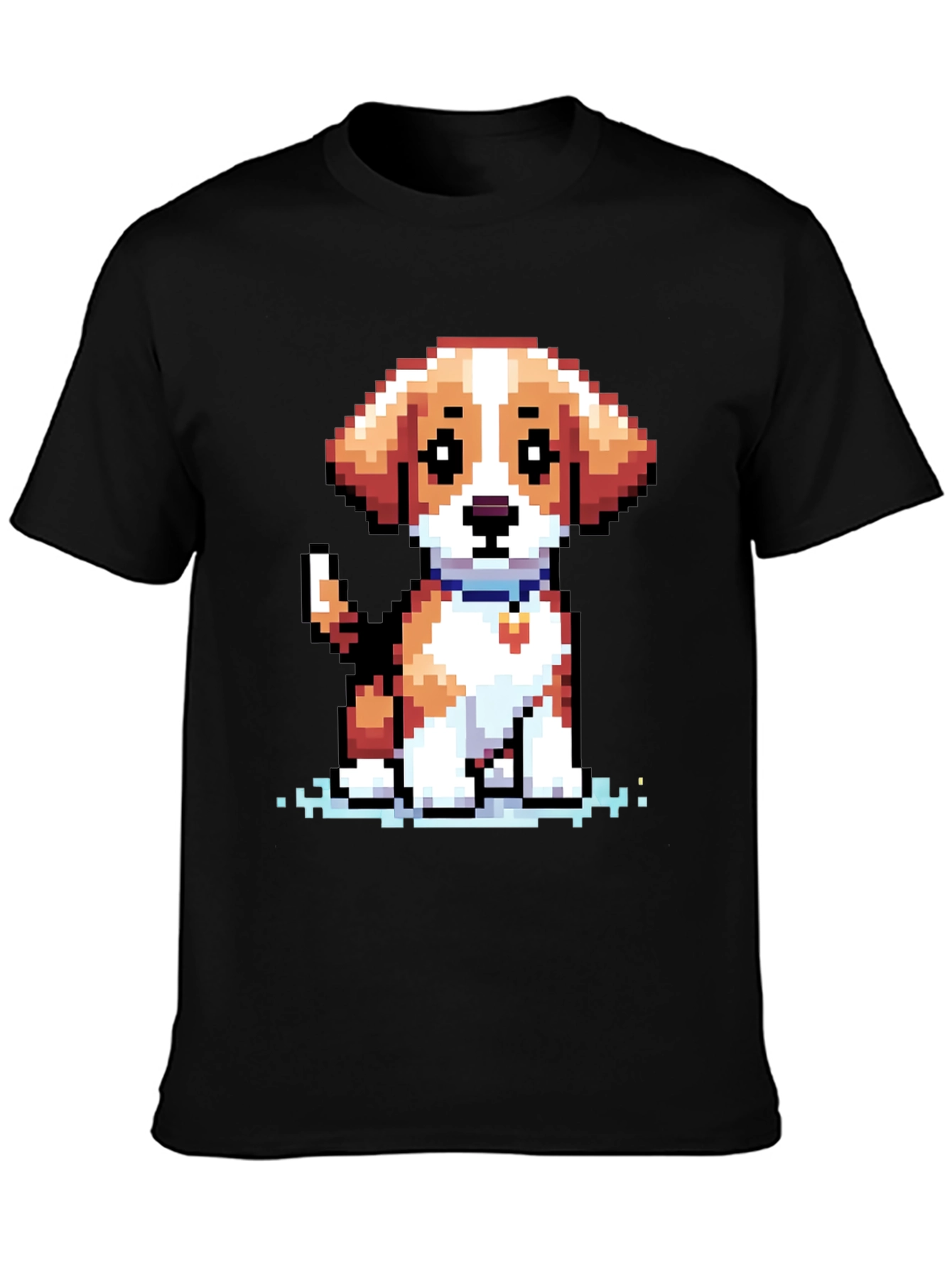 Pixel Dog T-Shirt - Cute 8-bit Puppy Design