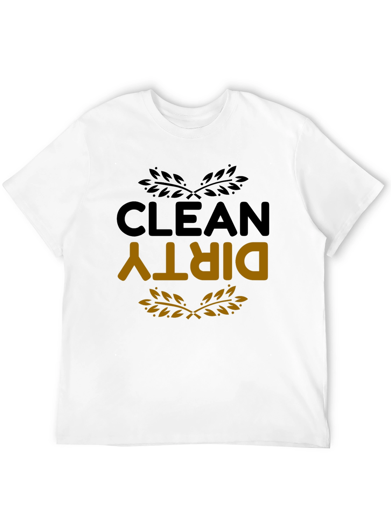 Clean Dirty T-Shirt - Funny Laundry Day Tee