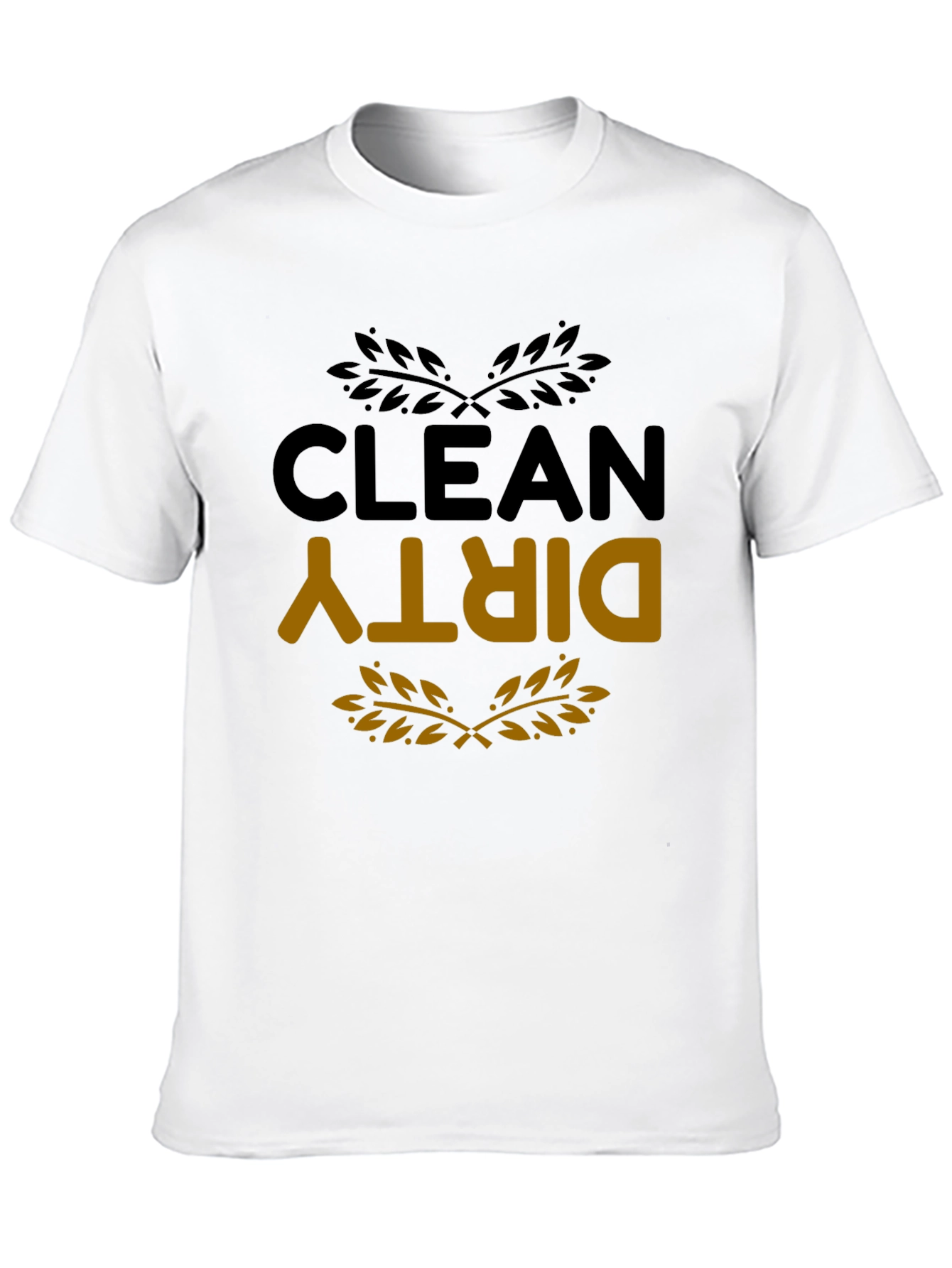 Clean Dirty T-Shirt - Funny Laundry Day Tee
