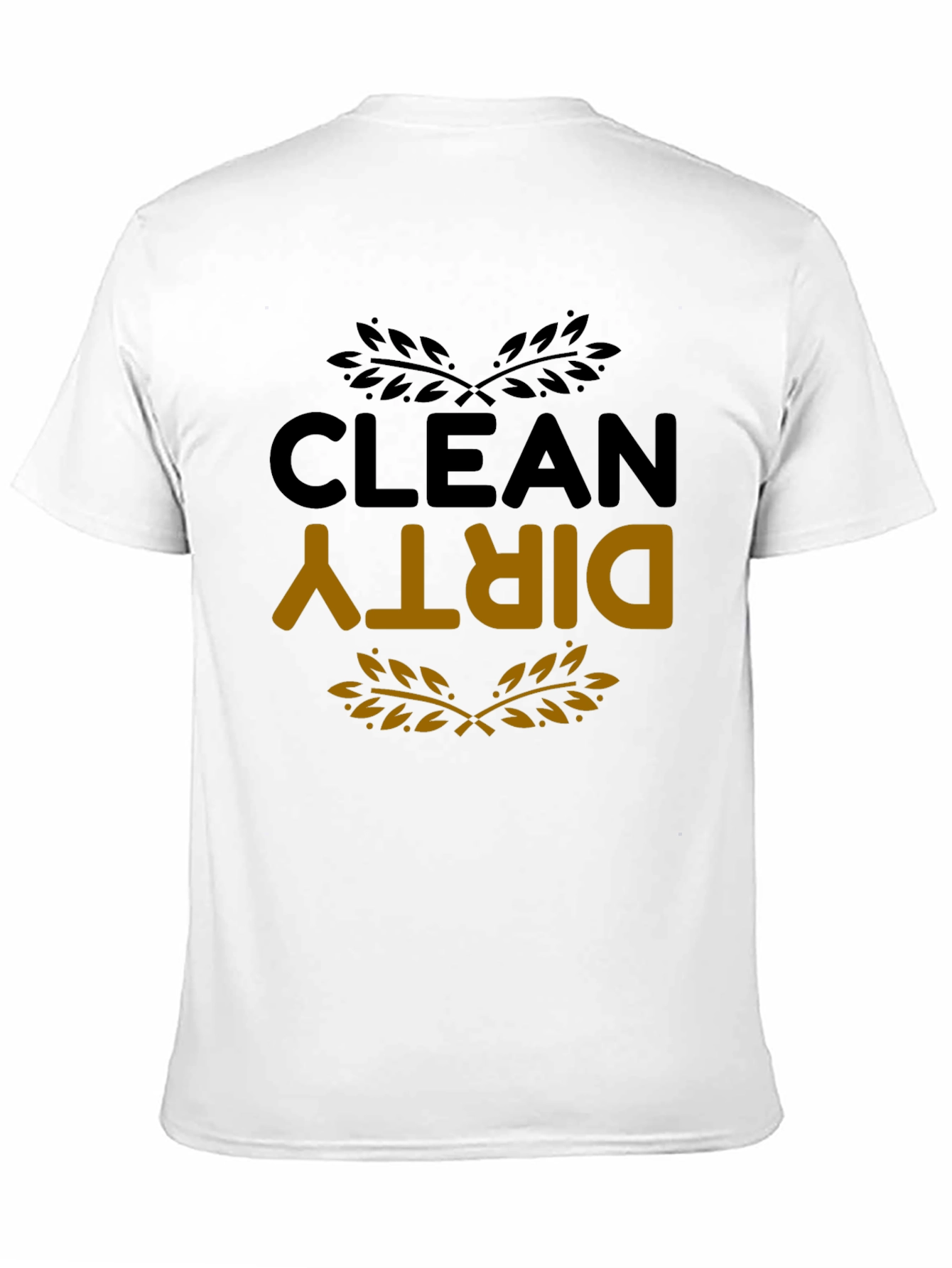Clean Dirty T-Shirt - Funny Laundry Day Tee