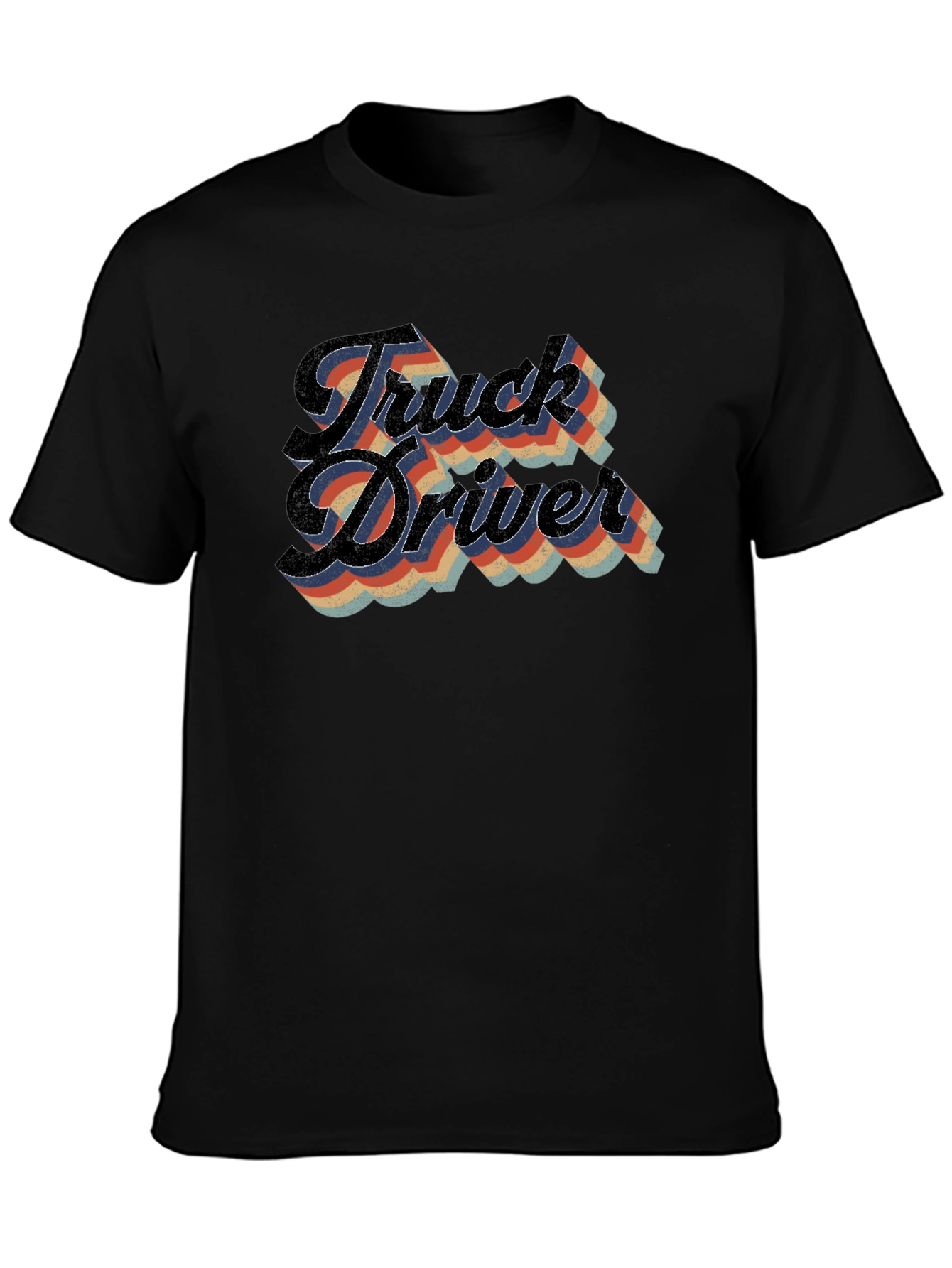 Truck Driver Retro Style T-Shirt