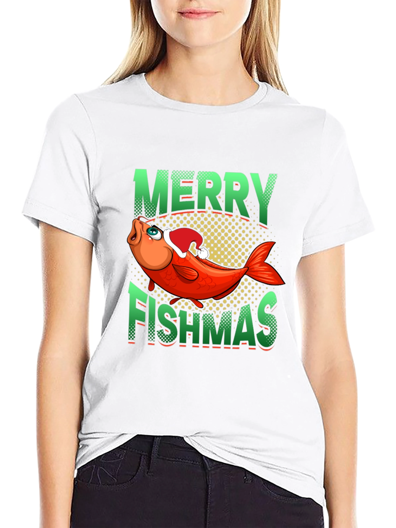 Merry Fishmas Graphic Tee