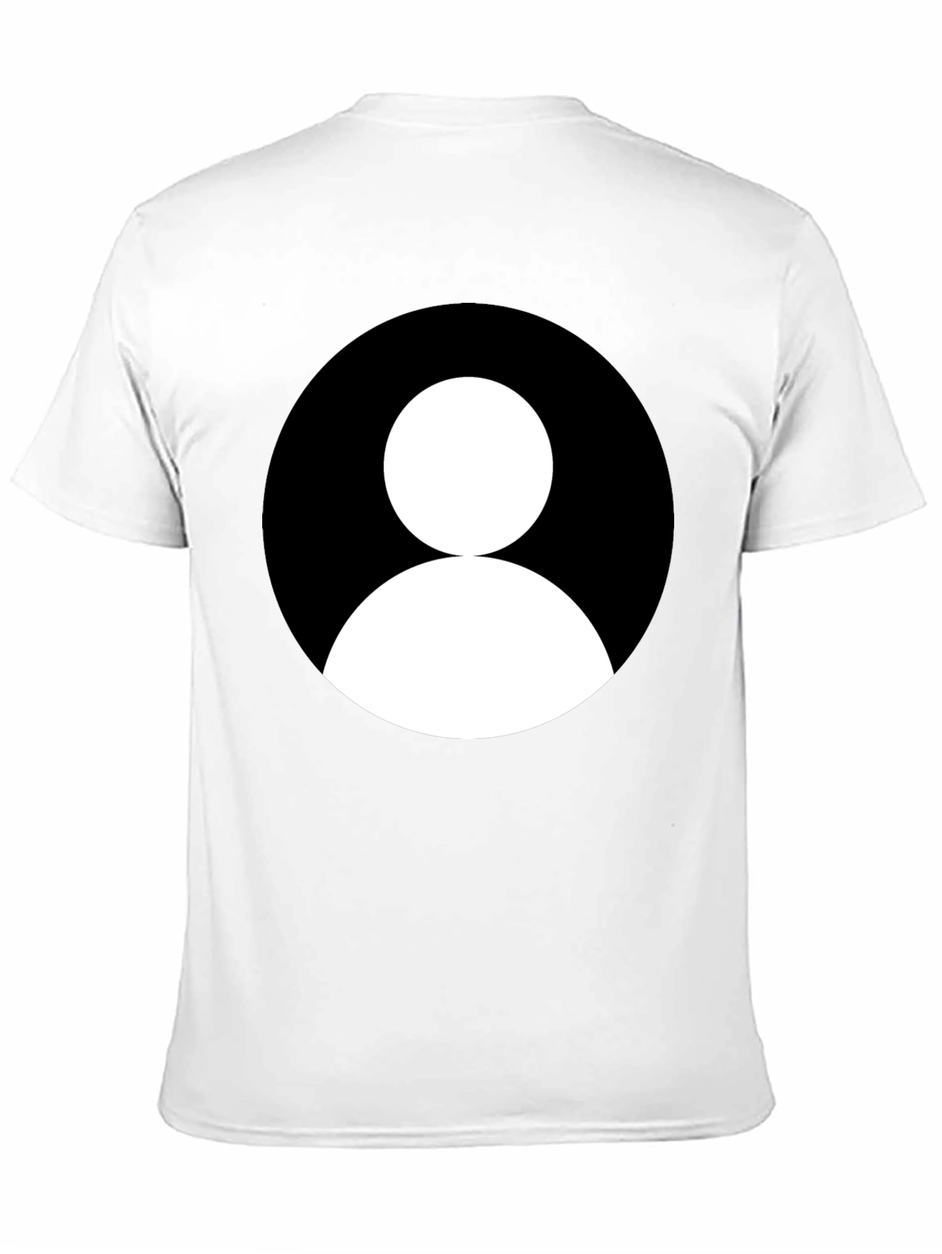 Minimalist Profile Black T-Shirt