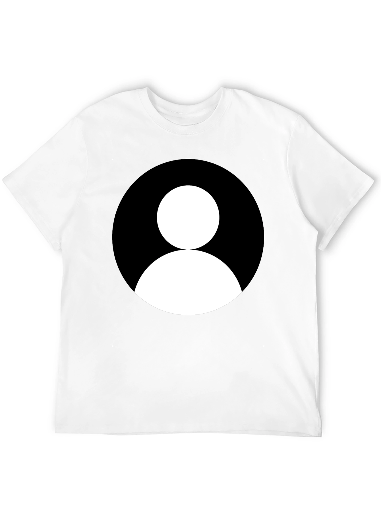 Minimalist Profile Black T-Shirt