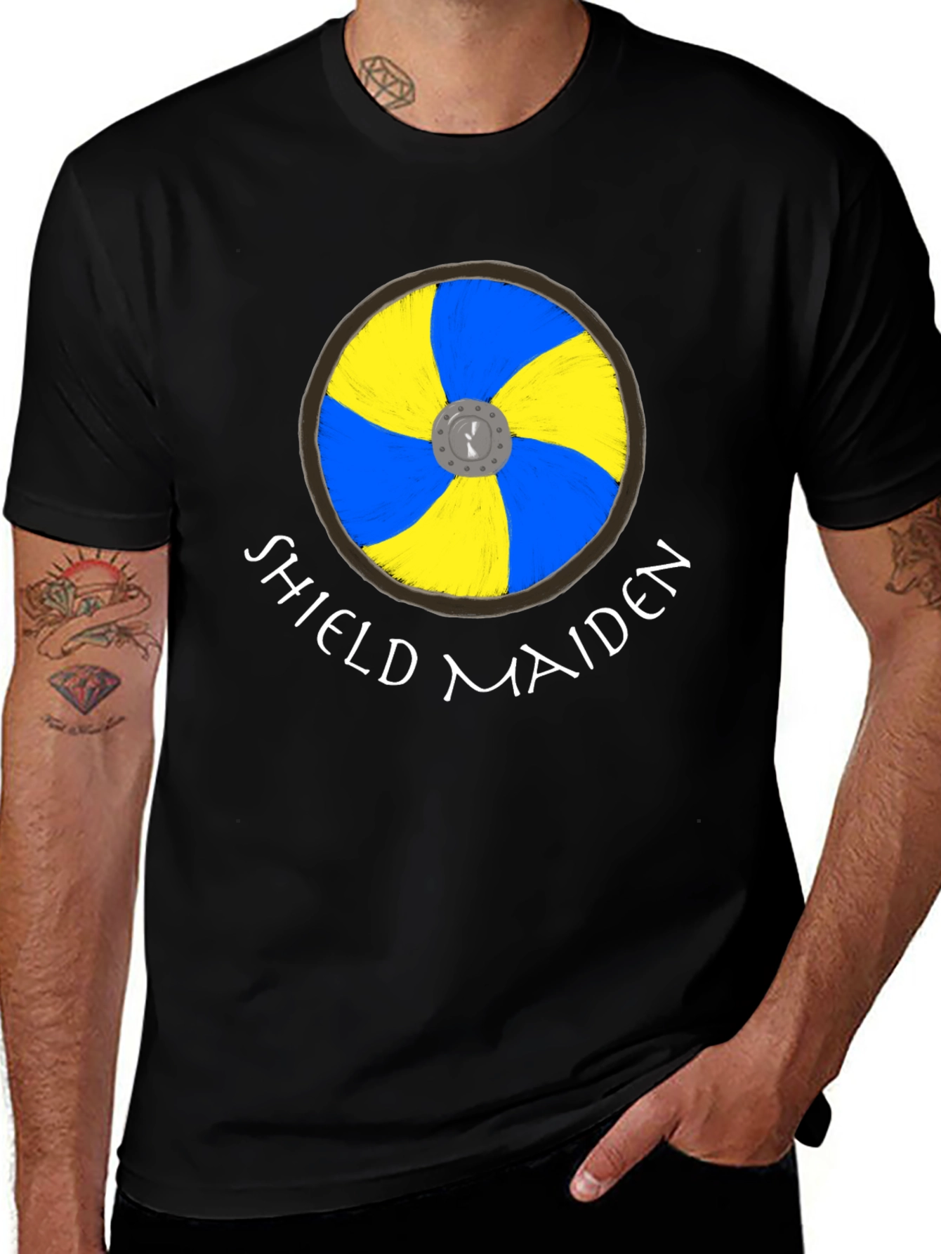 Shield Maiden Viking T-Shirt - Warrior Style
