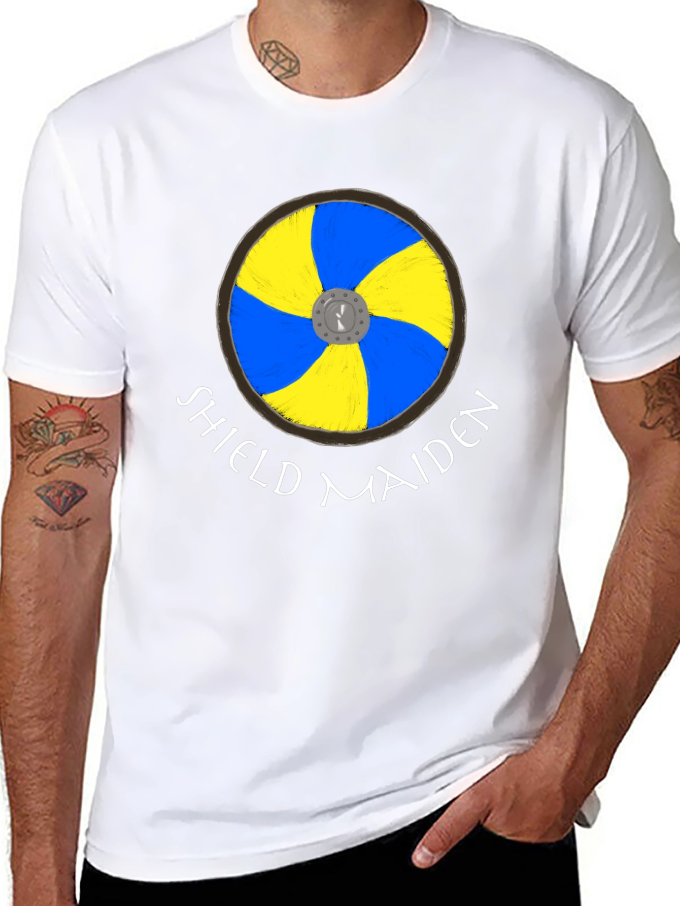 Shield Maiden Viking T-Shirt - Warrior Style
