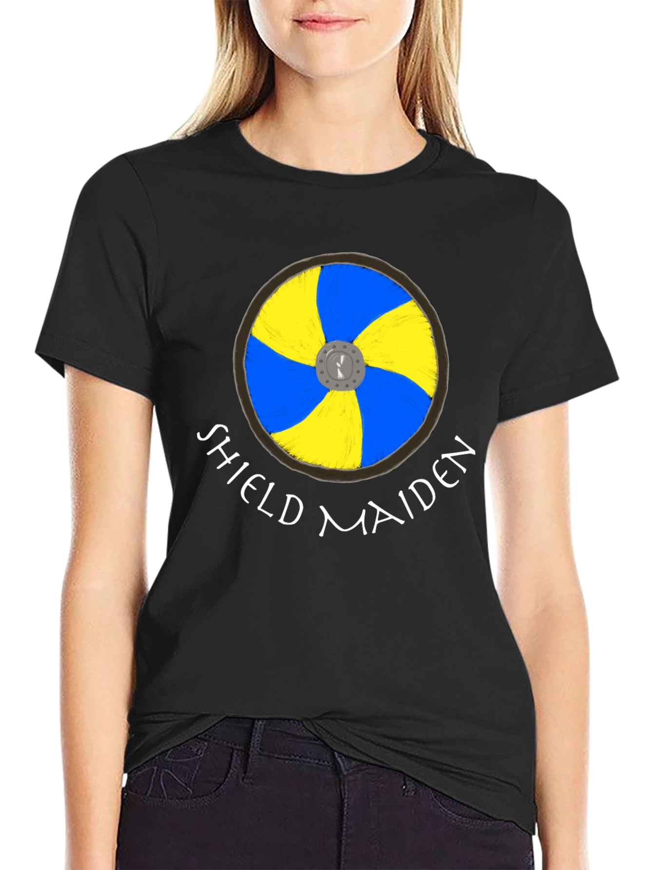Shield Maiden Viking T-Shirt - Warrior Style