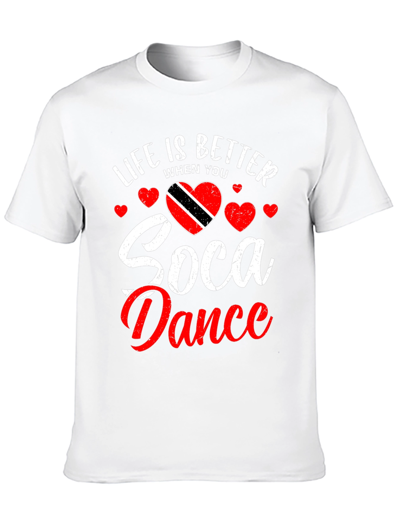 Life is Better Soca Dance Black T-Shirt