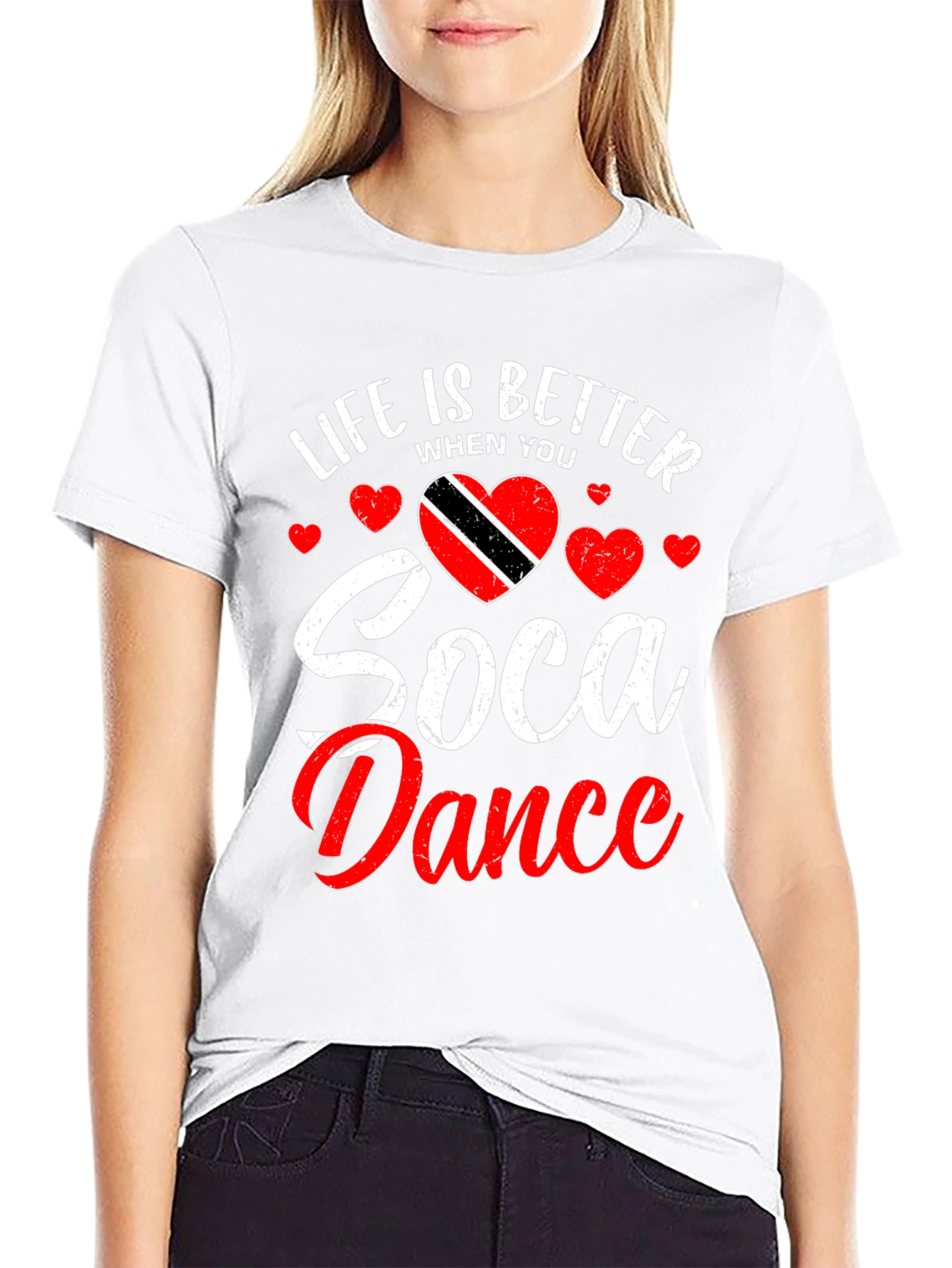 Life is Better Soca Dance Black T-Shirt