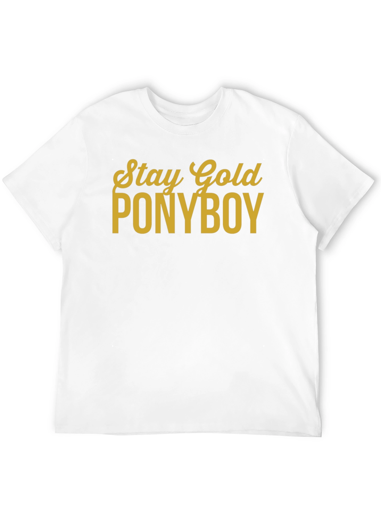 Stay Gold Ponyboy Black T-Shirt