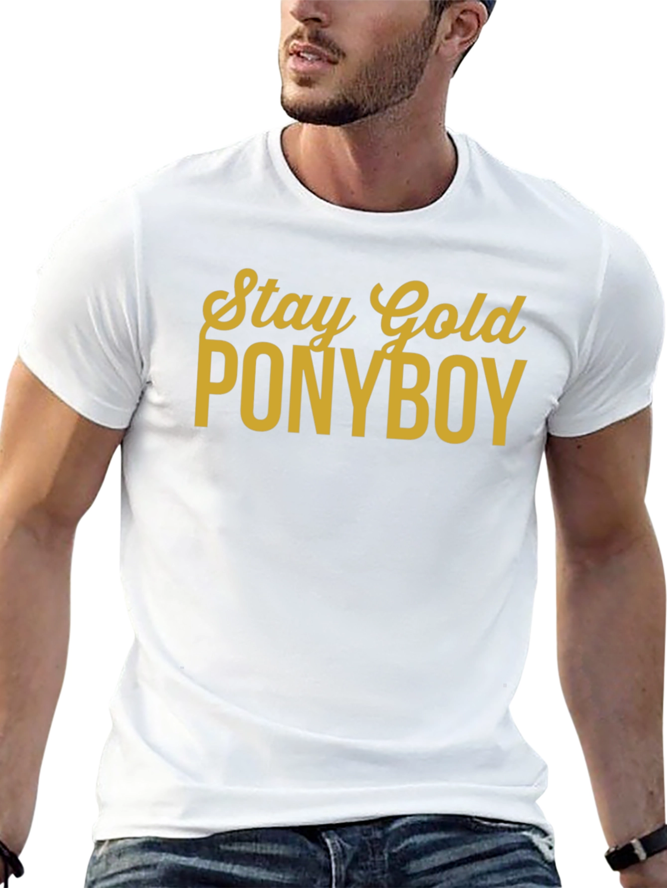 Stay Gold Ponyboy Black T-Shirt