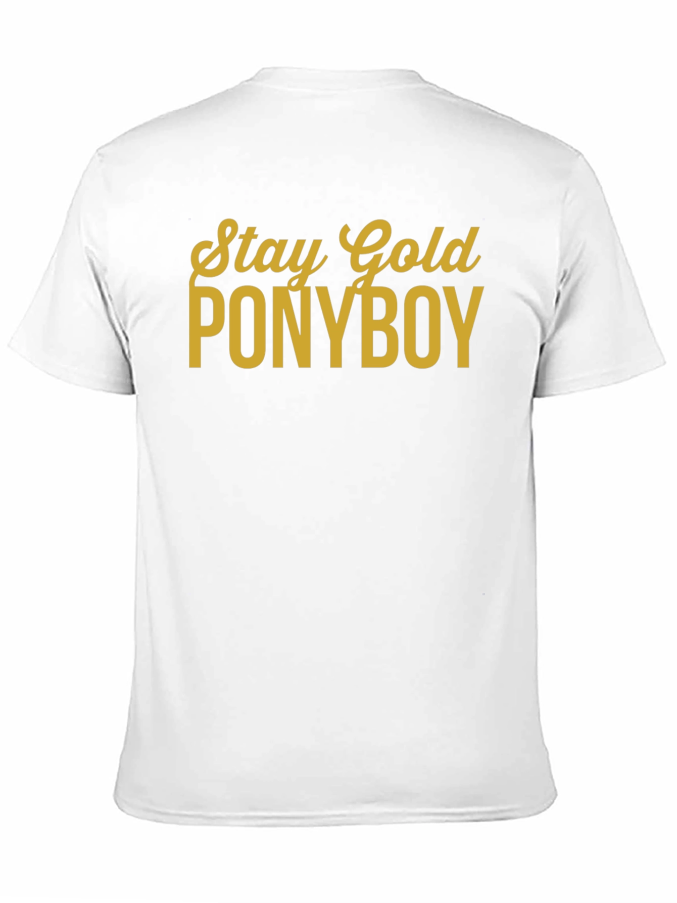 Stay Gold Ponyboy Black T-Shirt