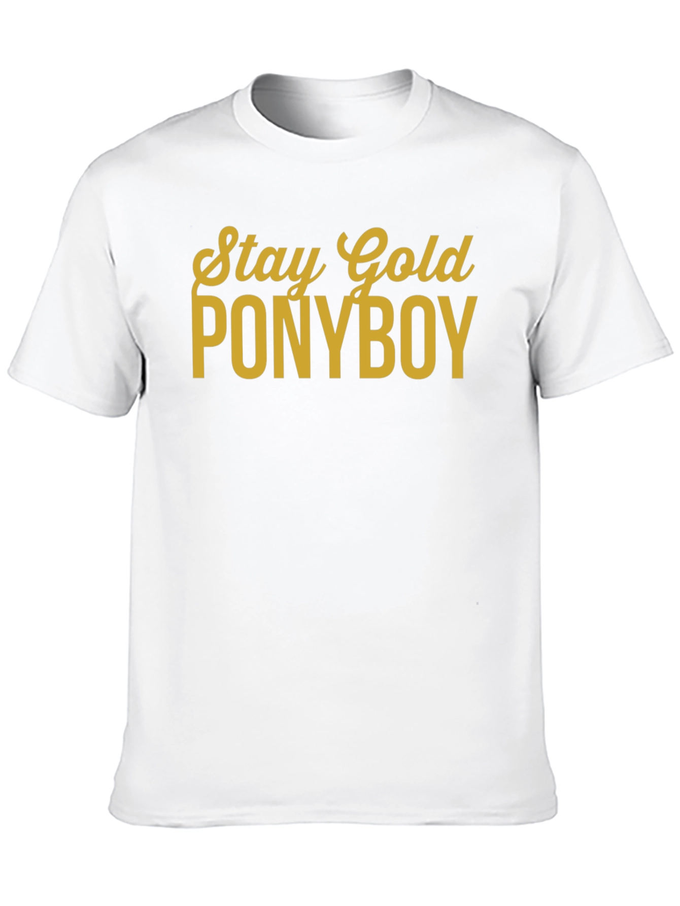 Stay Gold Ponyboy Black T-Shirt