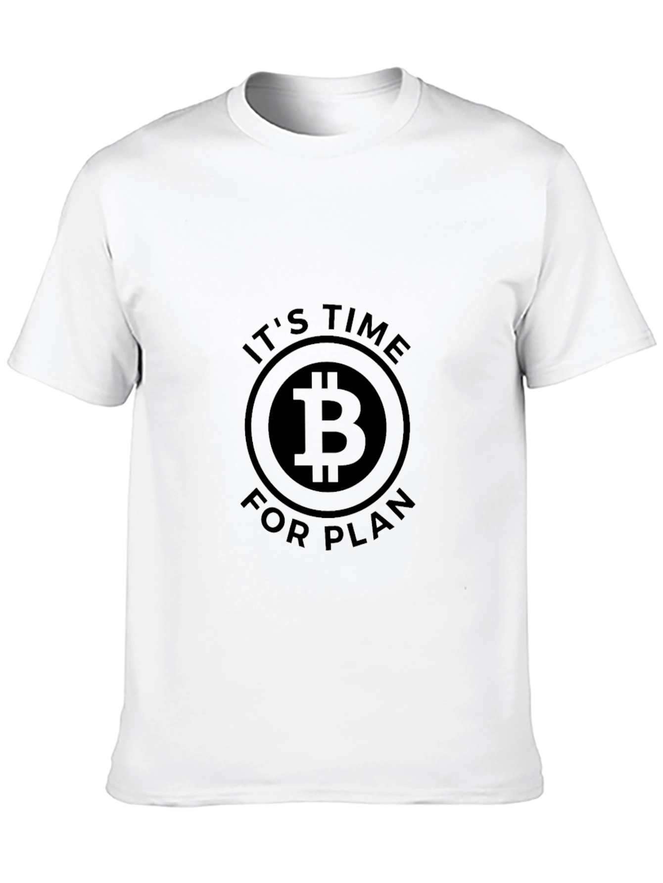 Bitcoin Its Time for Plan B Black T-Shirt