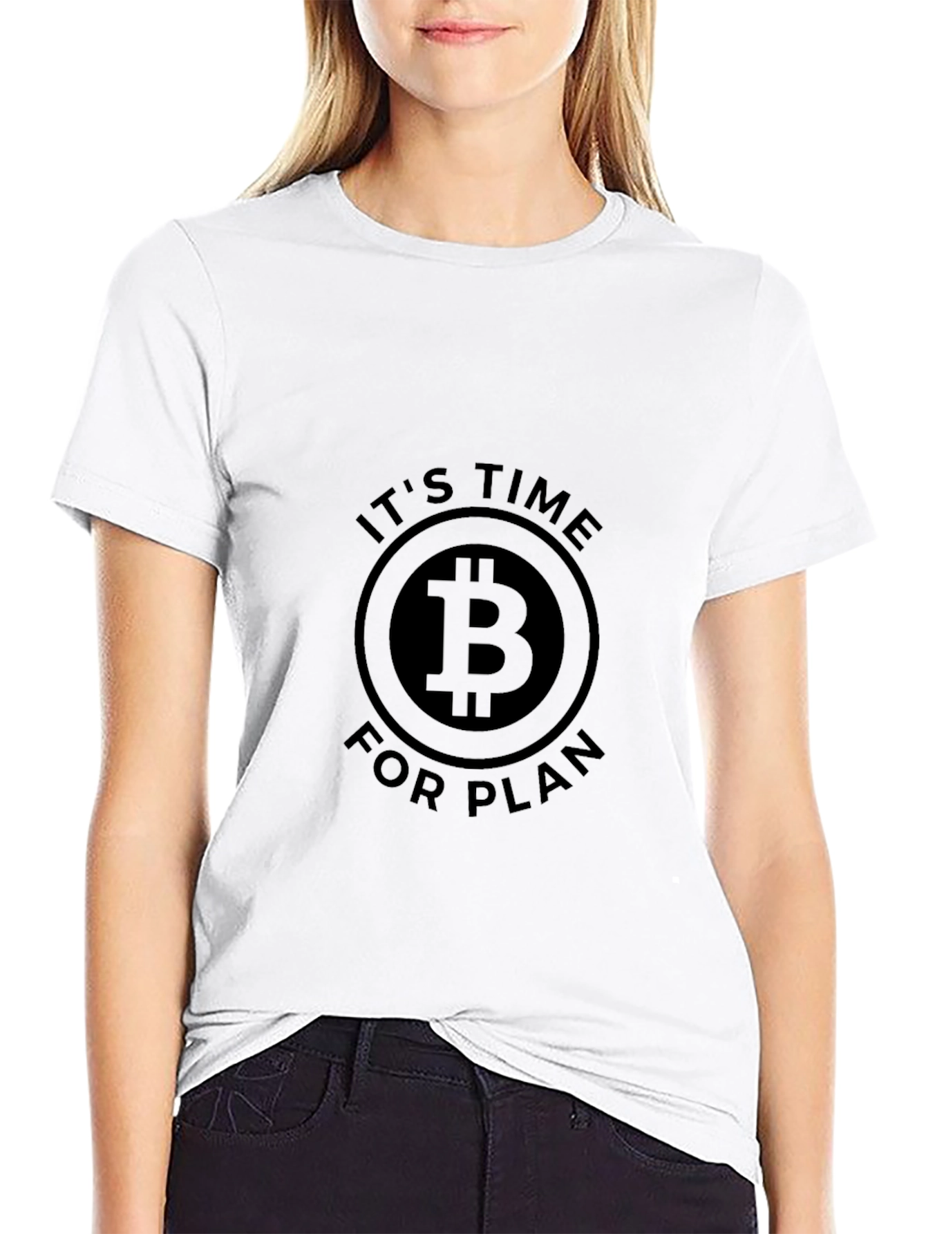 Bitcoin Its Time for Plan B Black T-Shirt