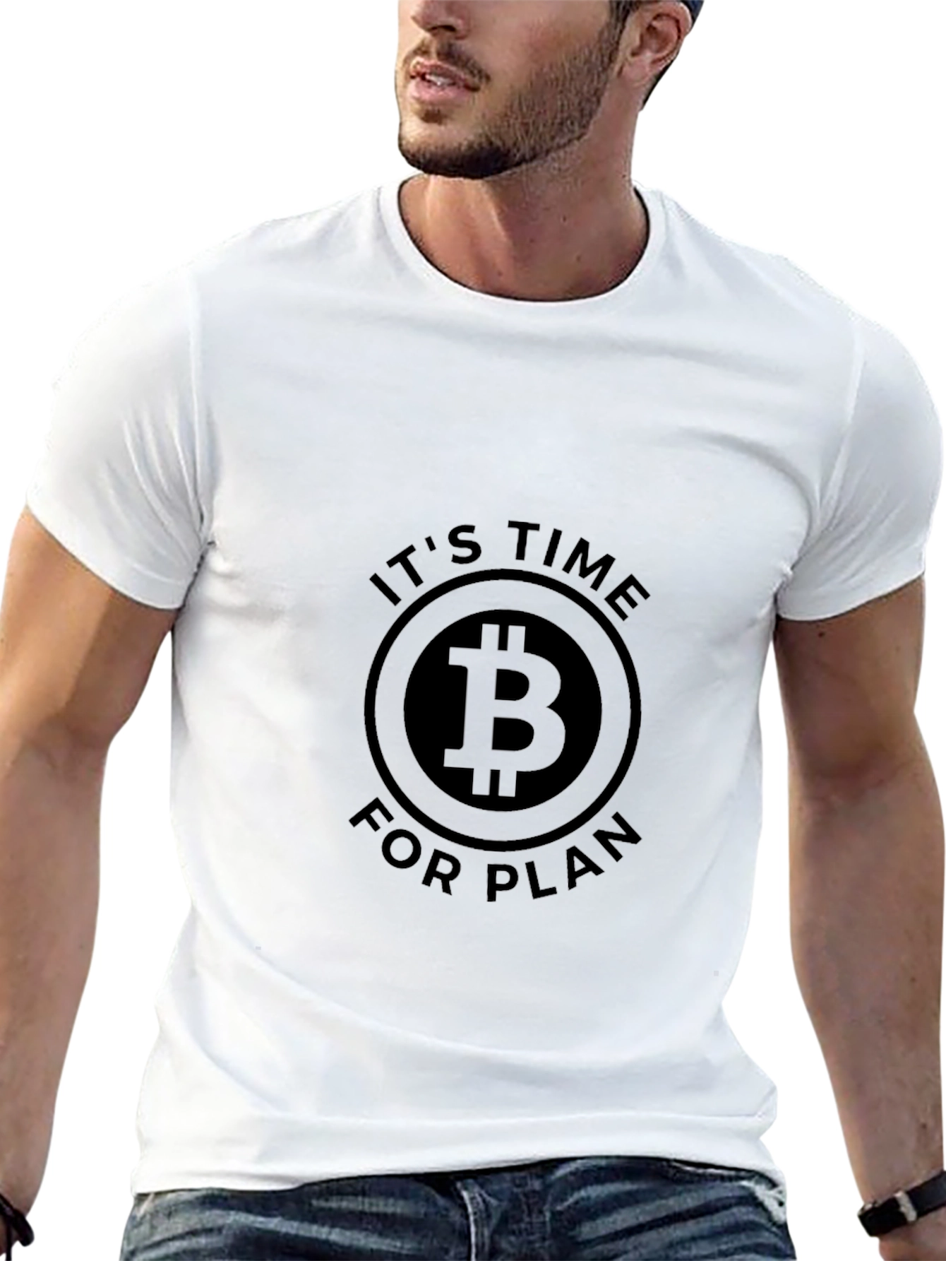 Bitcoin Its Time for Plan B Black T-Shirt