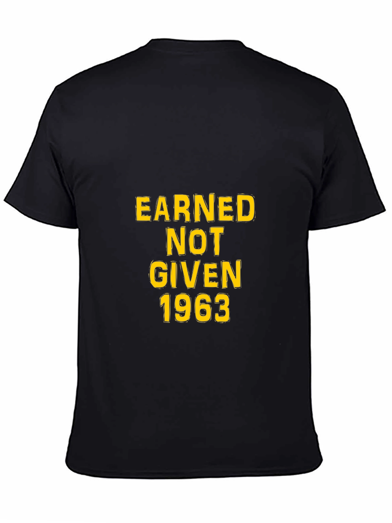 Earned Not Given 1963 Black Tee