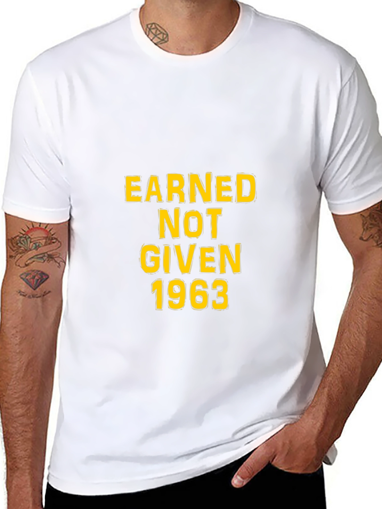 Earned Not Given 1963 Black Tee