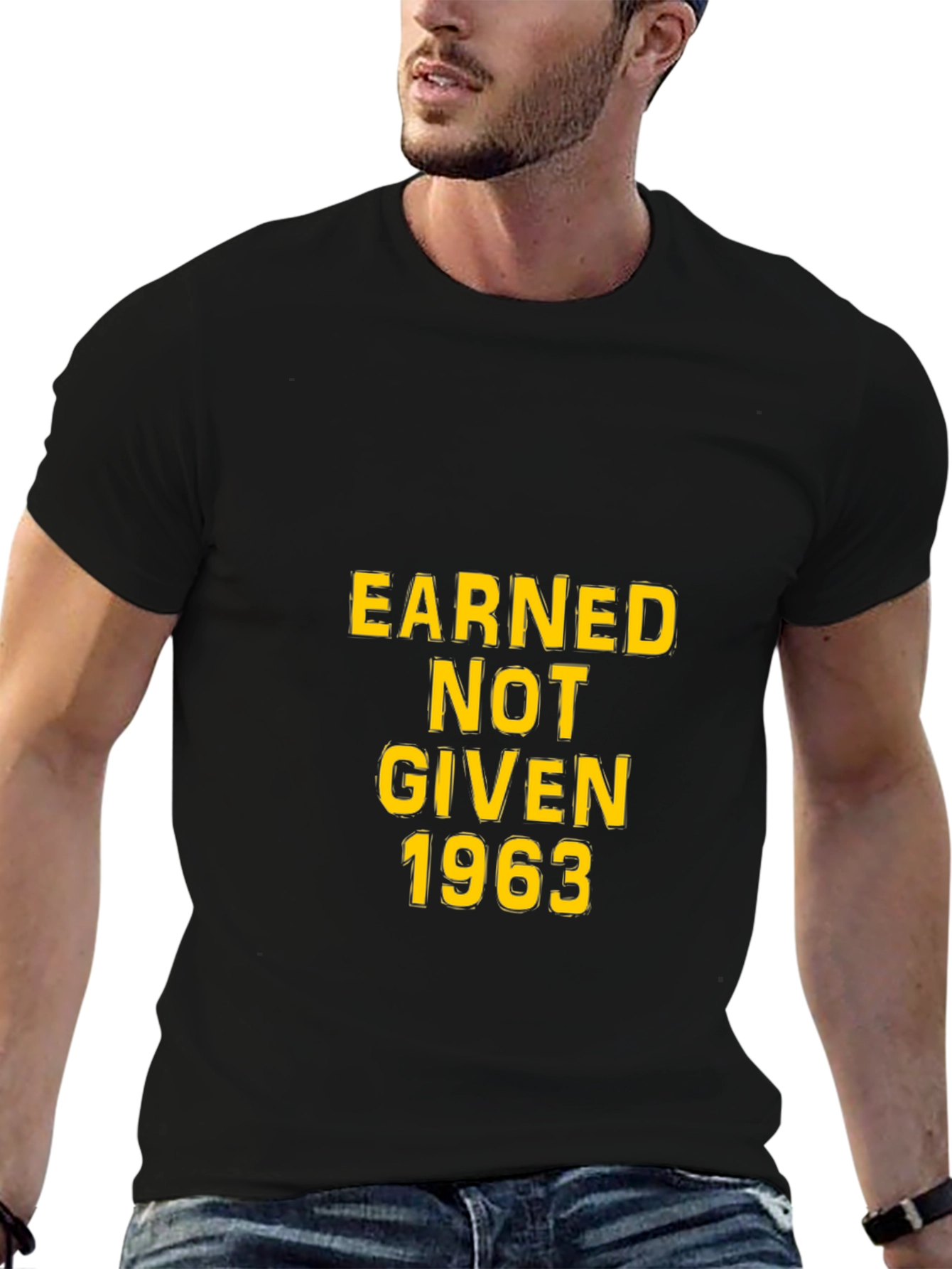Earned Not Given 1963 Black Tee