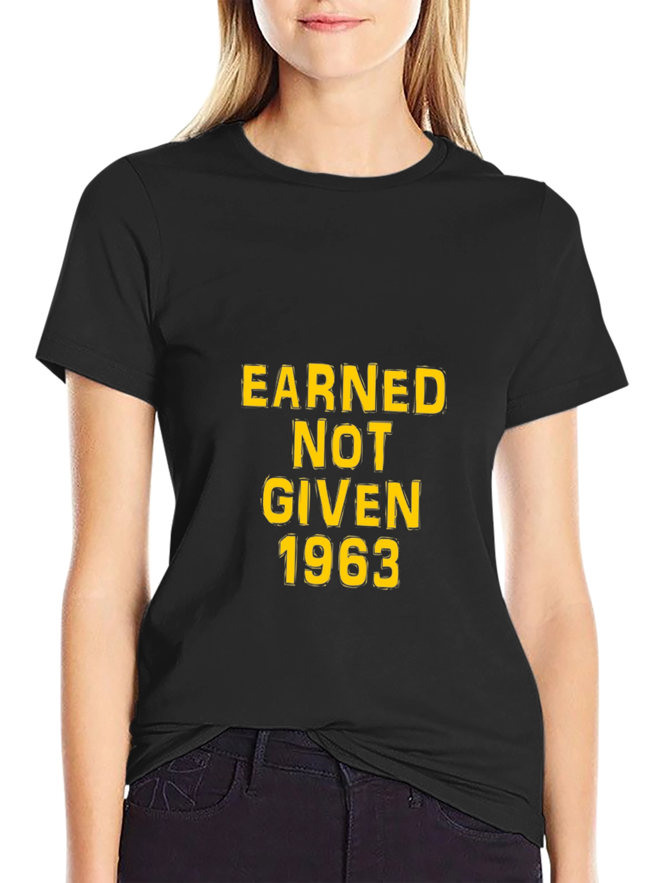 Earned Not Given 1963 Black Tee