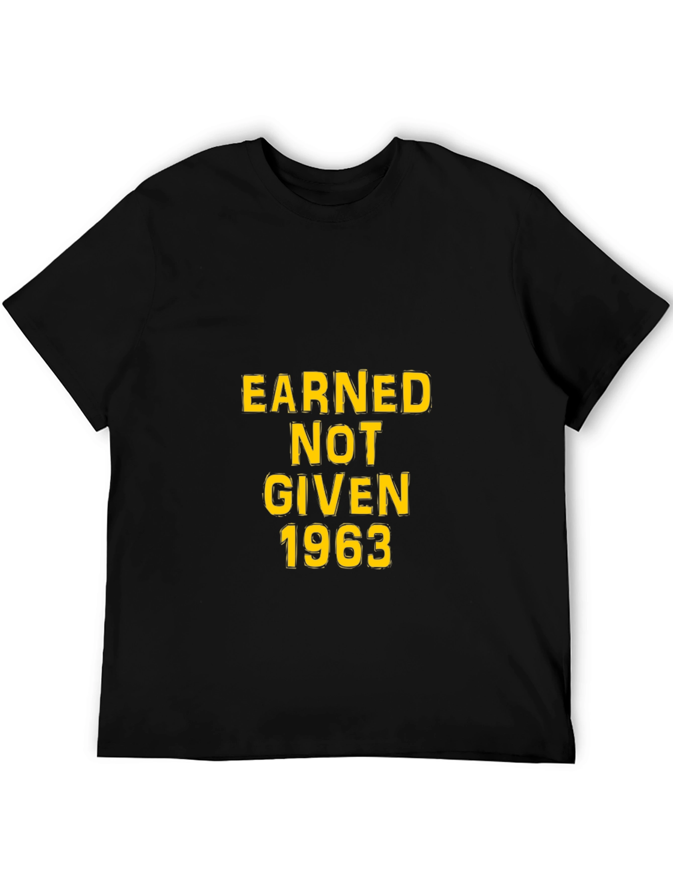 Earned Not Given 1963 Black Tee