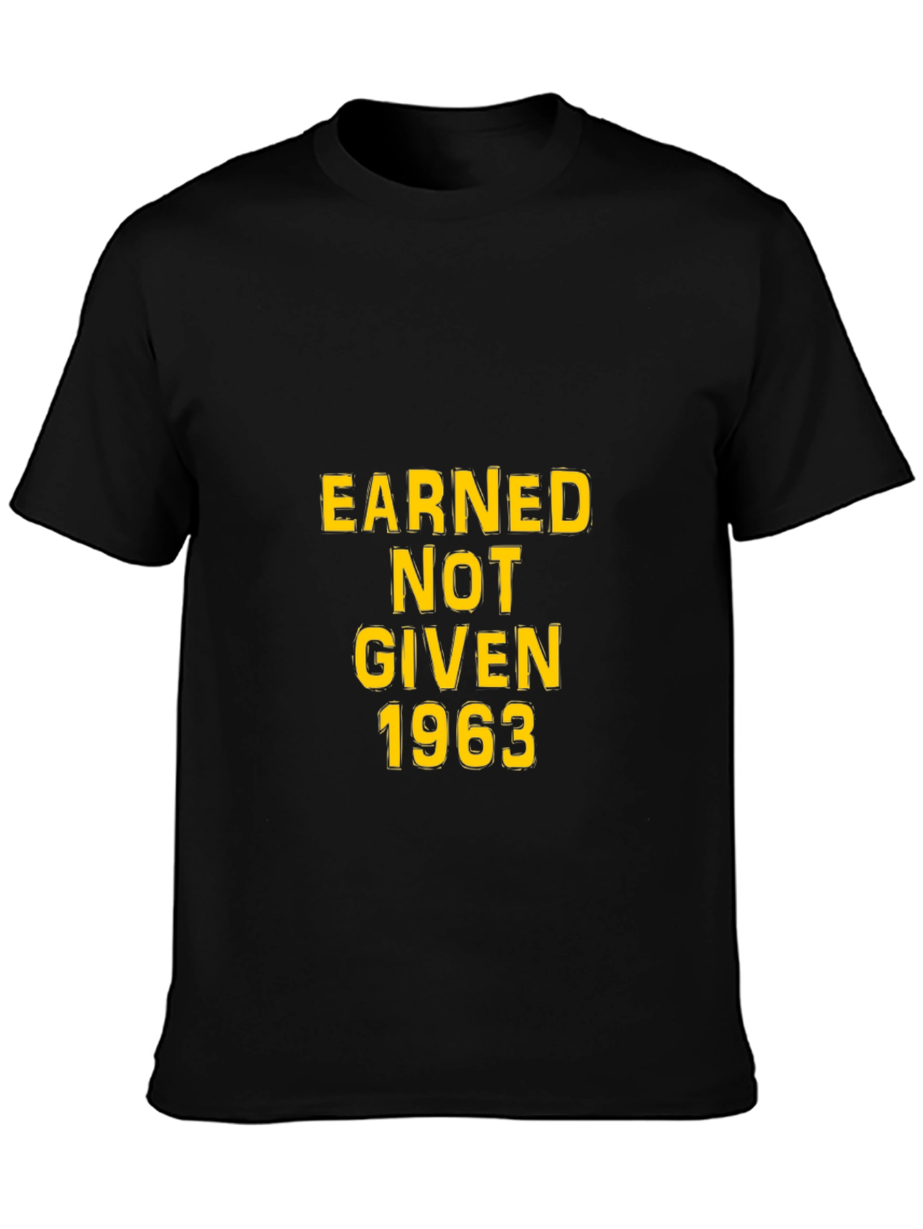 Earned Not Given 1963 Black Tee