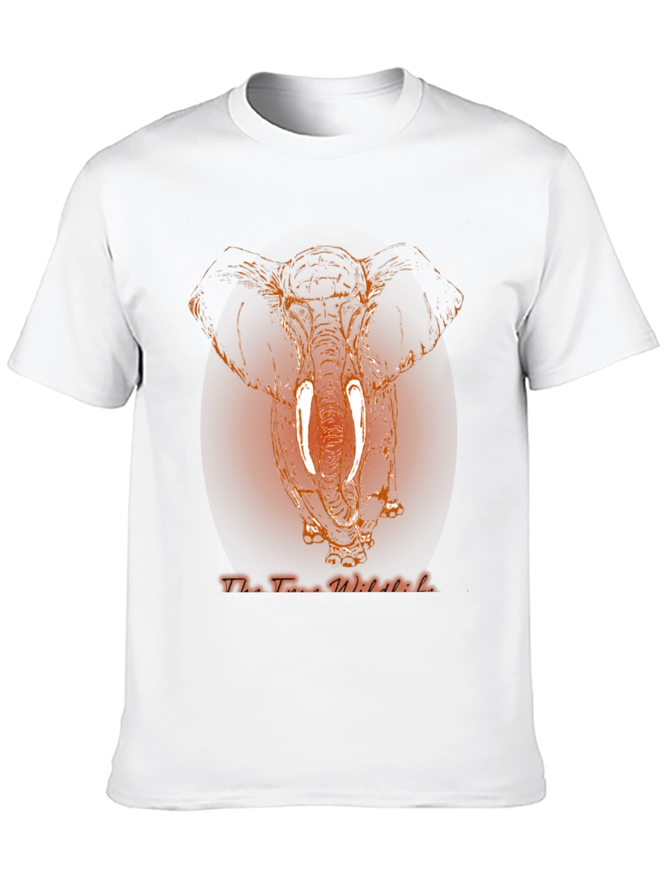 Elephant Graphic Print Mens T-Shirt